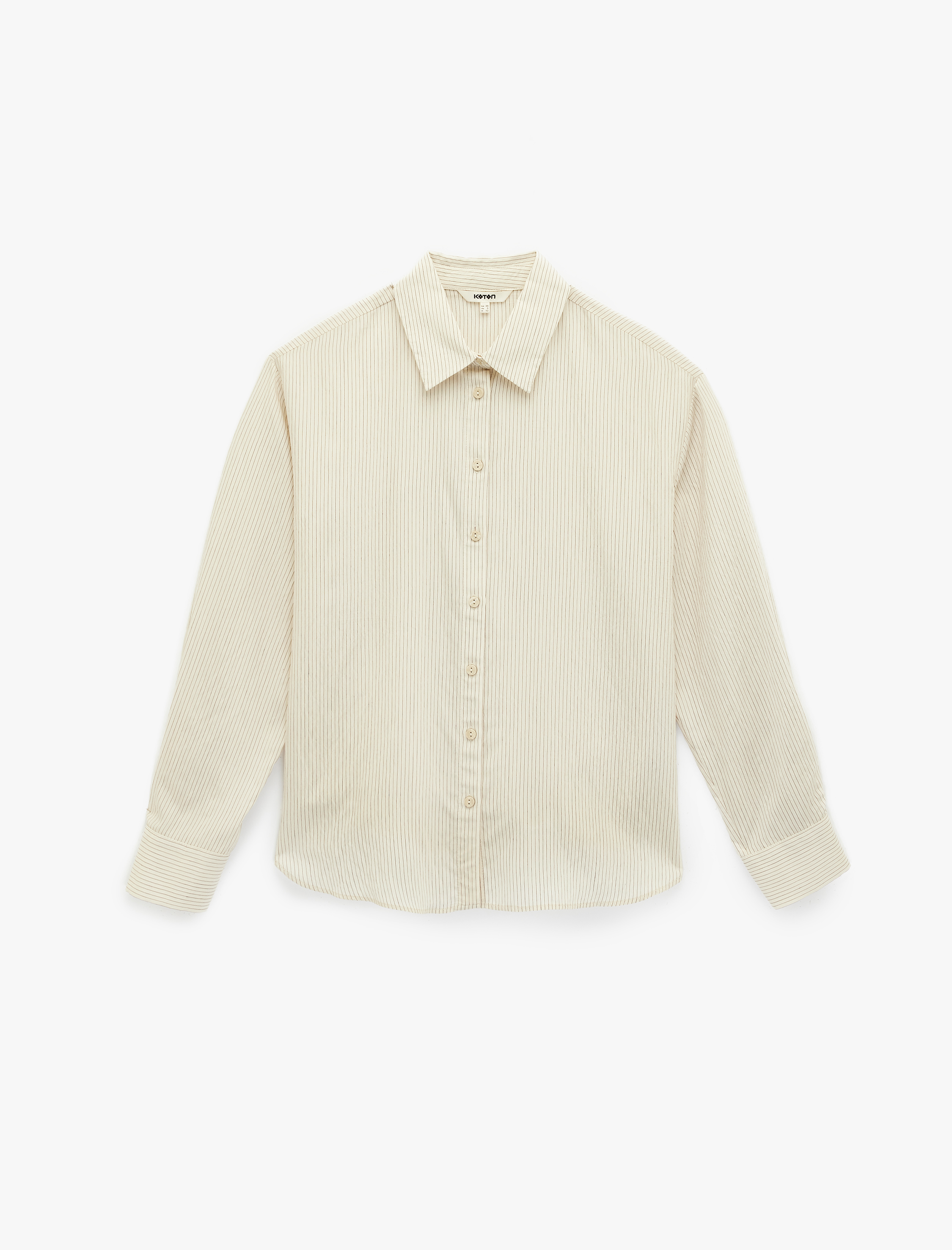   Regular Fit Uzun Kollu Oversize Viskon Gömlek