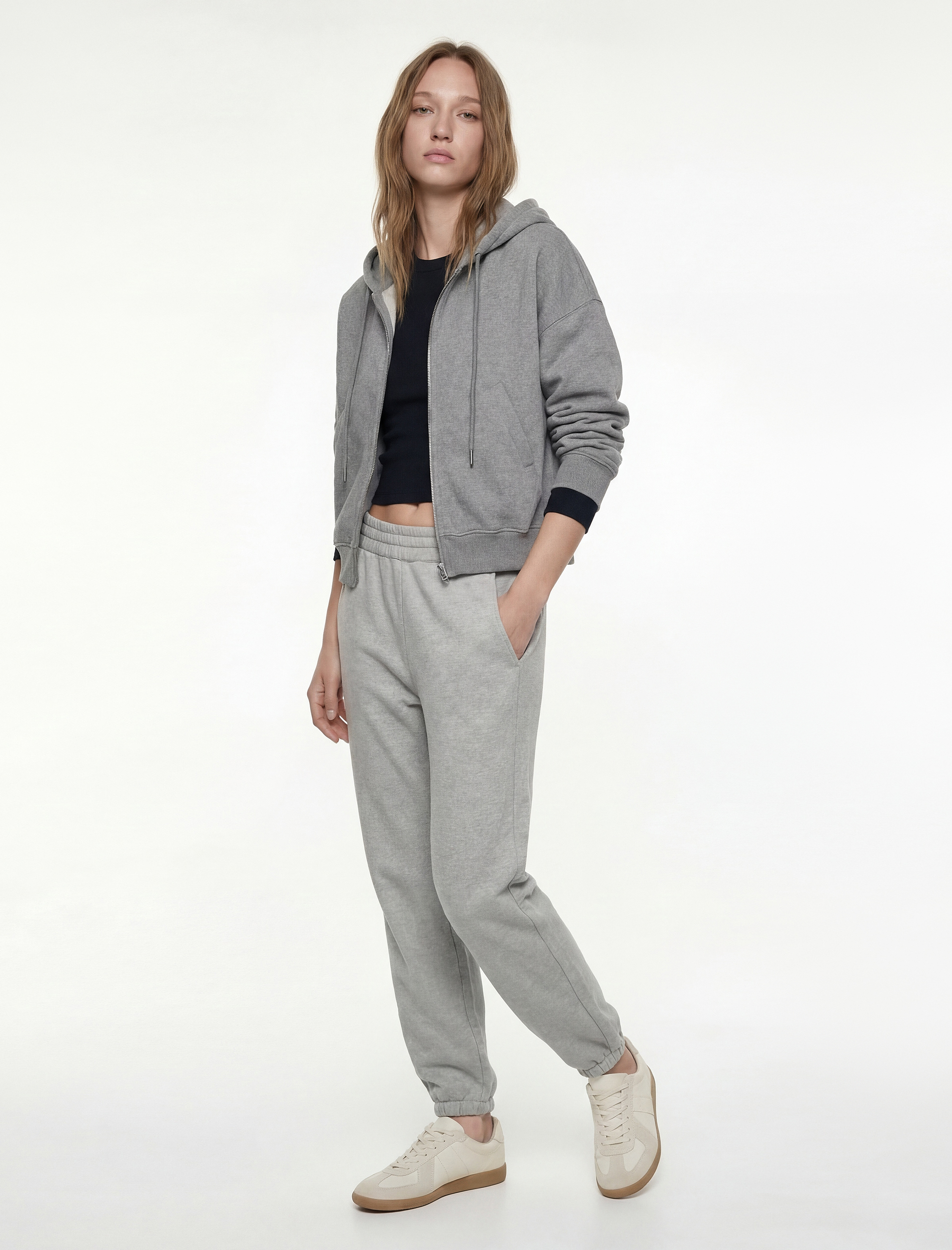   Modal Karışımlı Cepli Rahat Kalıp Beli Lastikli Jogger Eşofman Altı