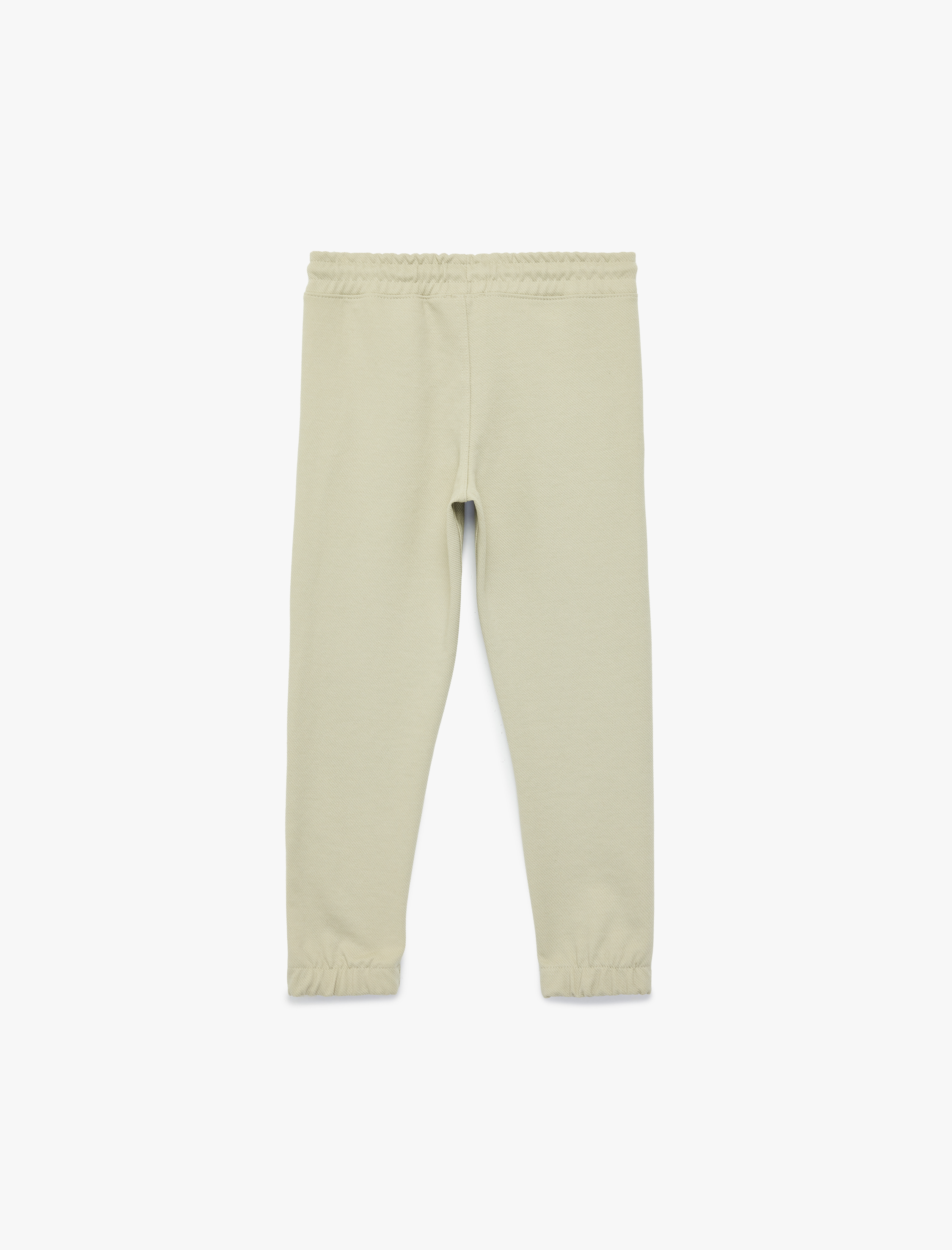  Erkek Çocuk Pike Kumaş Beli Bağlamalı Cep Detaylı Jogger Eşofman Altı