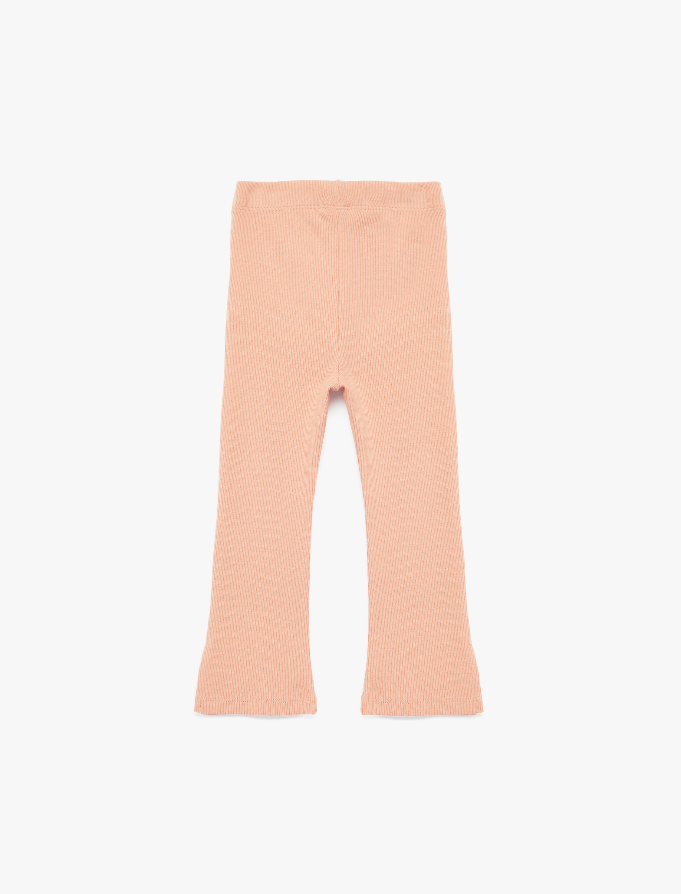  Kız Bebek Pamuklu Cepli Yırtmaç Detaylı İspanyol Paça Tayt