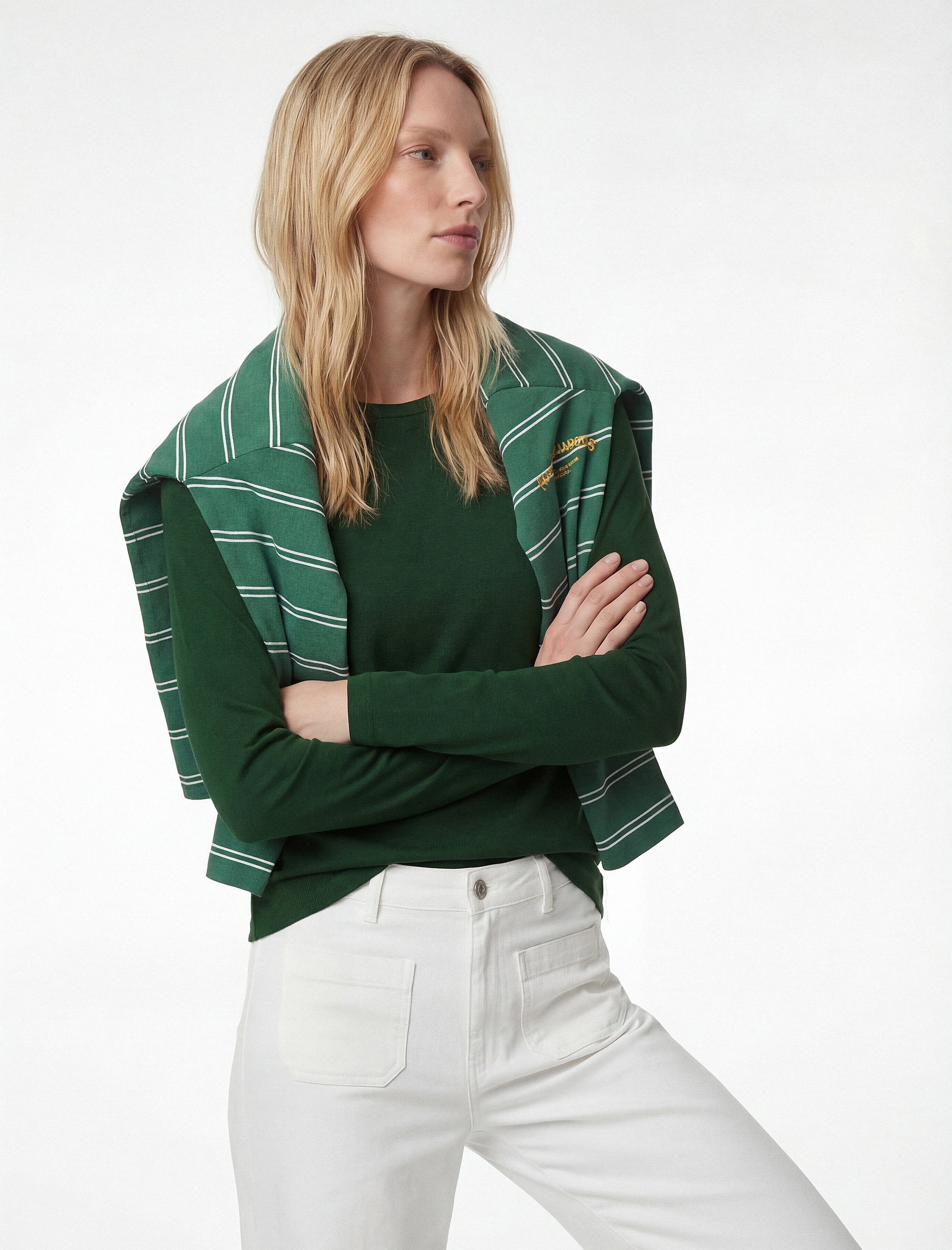   Pamuklu Uzun Kollu Bisiklet Yaka Basic Tişört