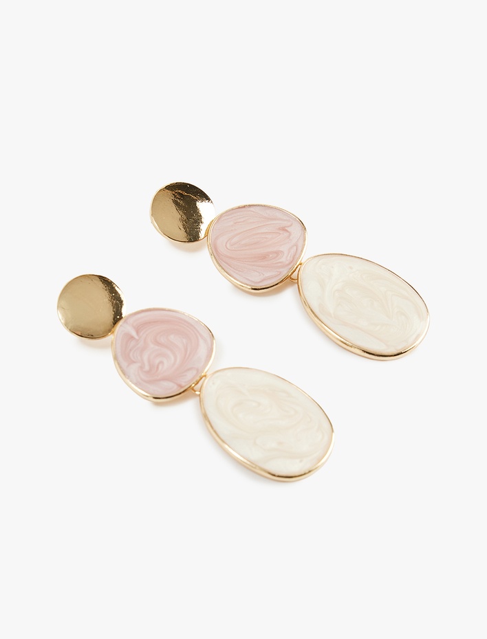 Kadın Büyük Boy Sallantılı Geometrik Küpe