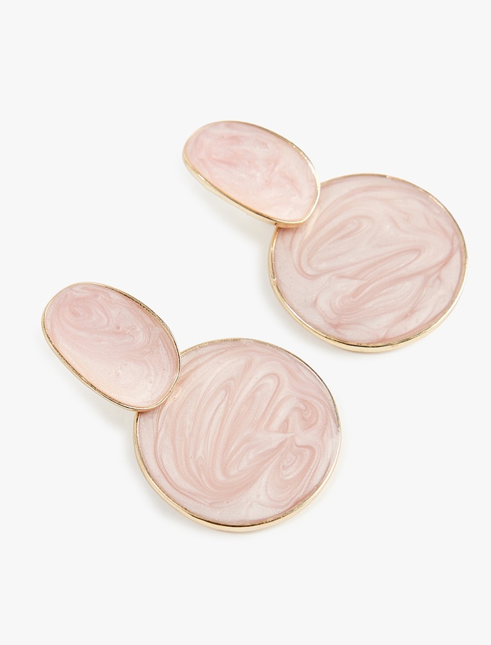 Kadın Büyük Boy Sallantılı Geometrik Küpe