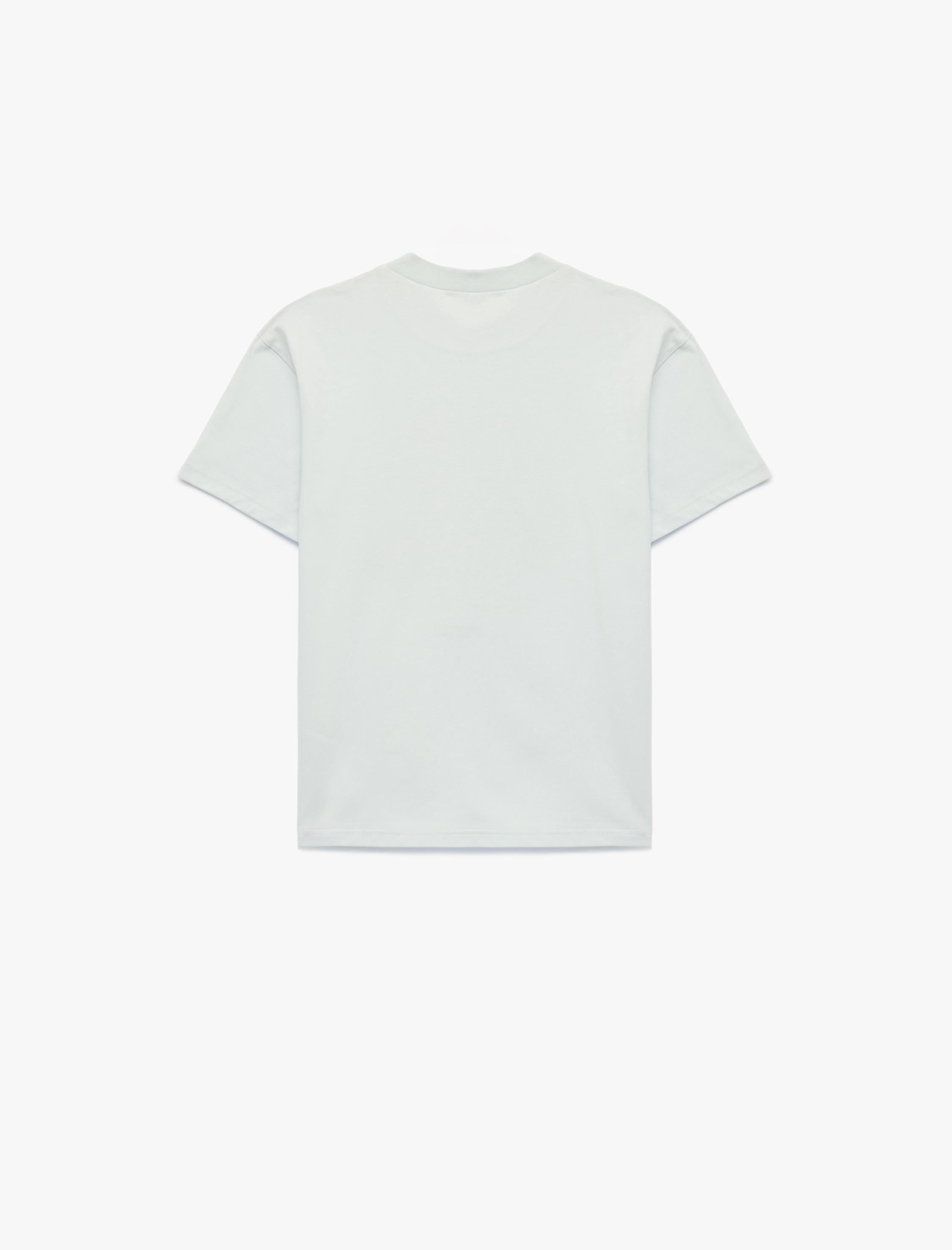  Erkek Çocuk Pamuklu Bisiklet Yaka Baskılı Kısa Kollu Oversize Tişört