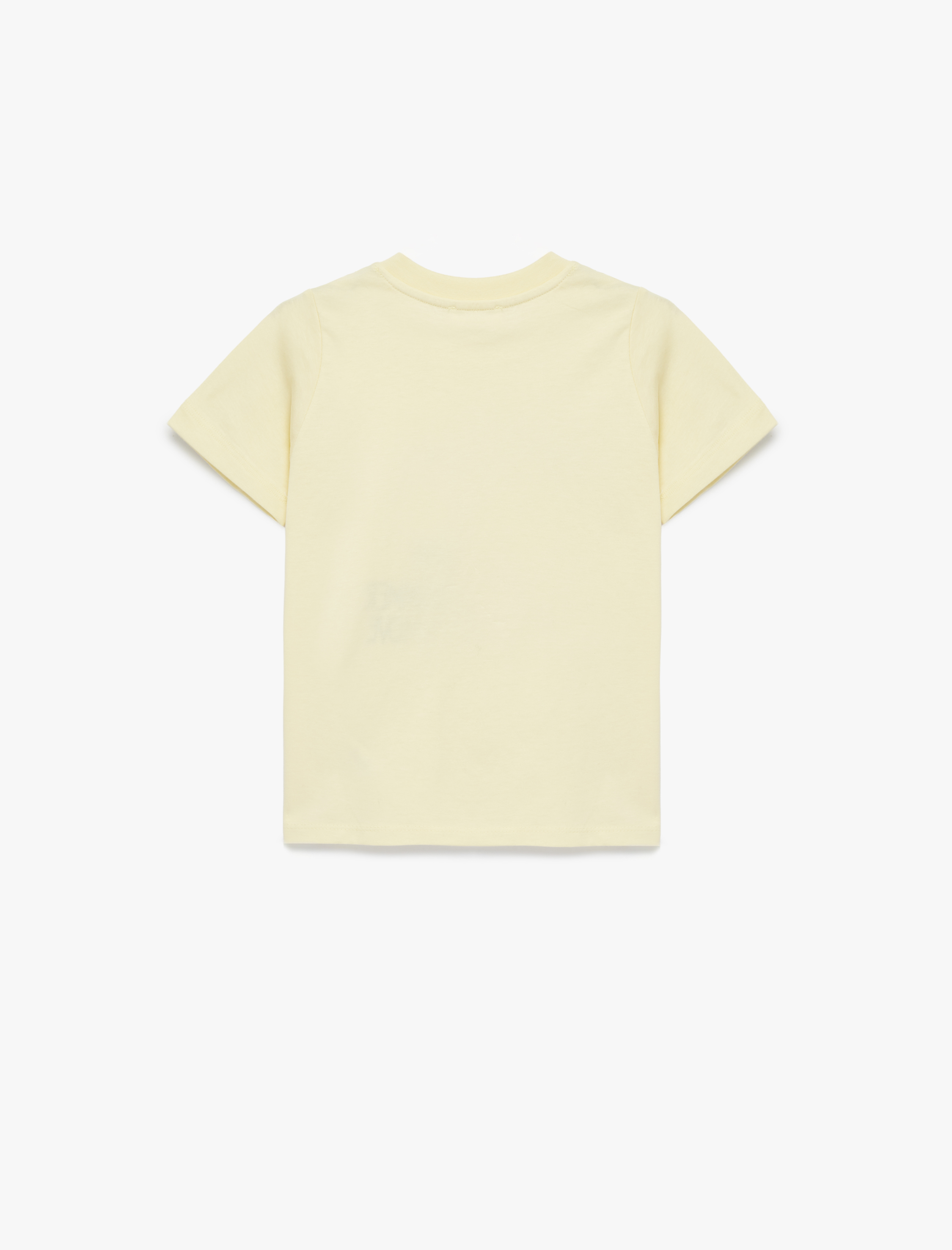  Kız Çocuk Pullu Payetli Kısa Kollu Bisiklet Yaka Pamuklu Tişört