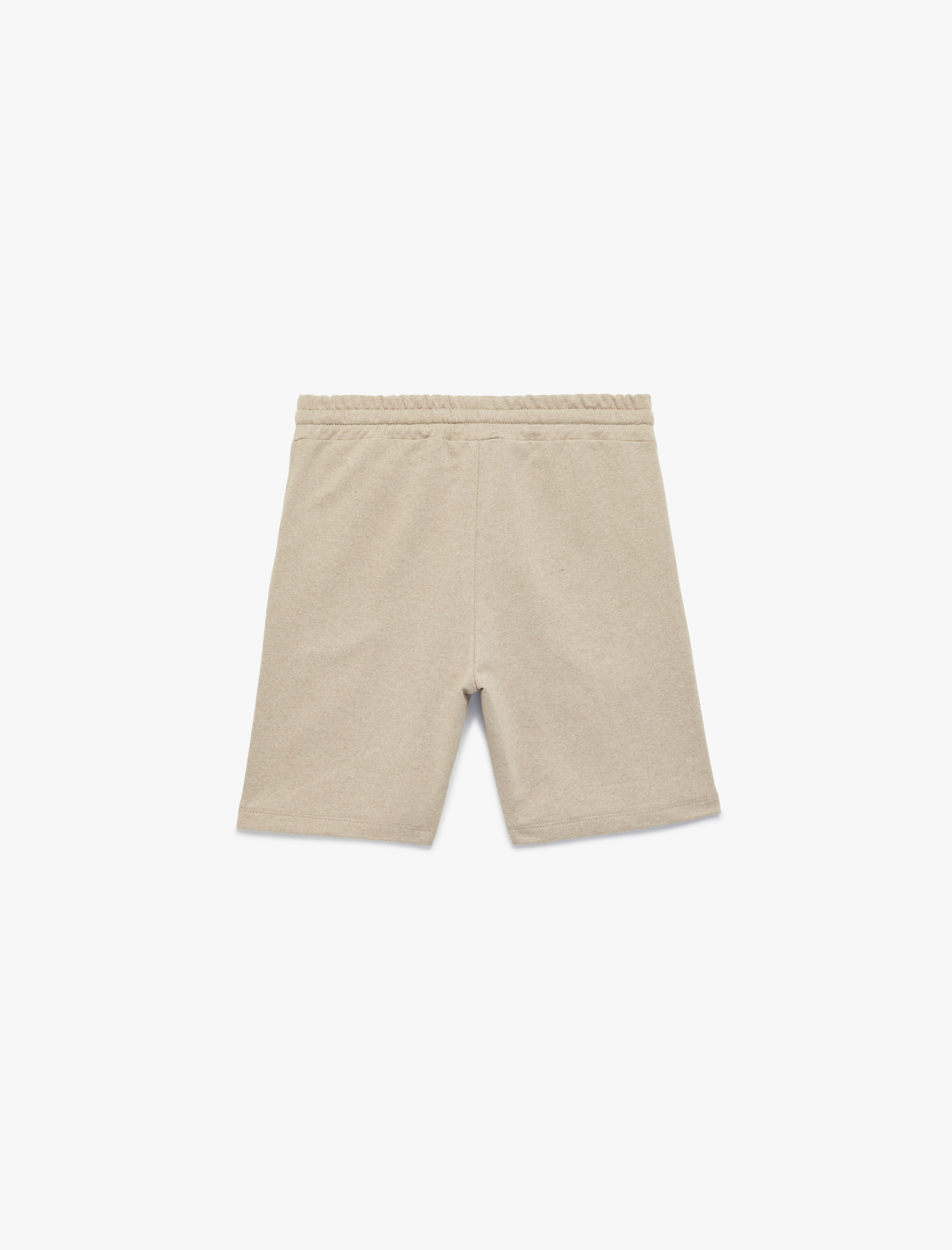  Erkek Çocuk Cepli Beli Bağcıklı Pamuk Karışımlı Basic Şort