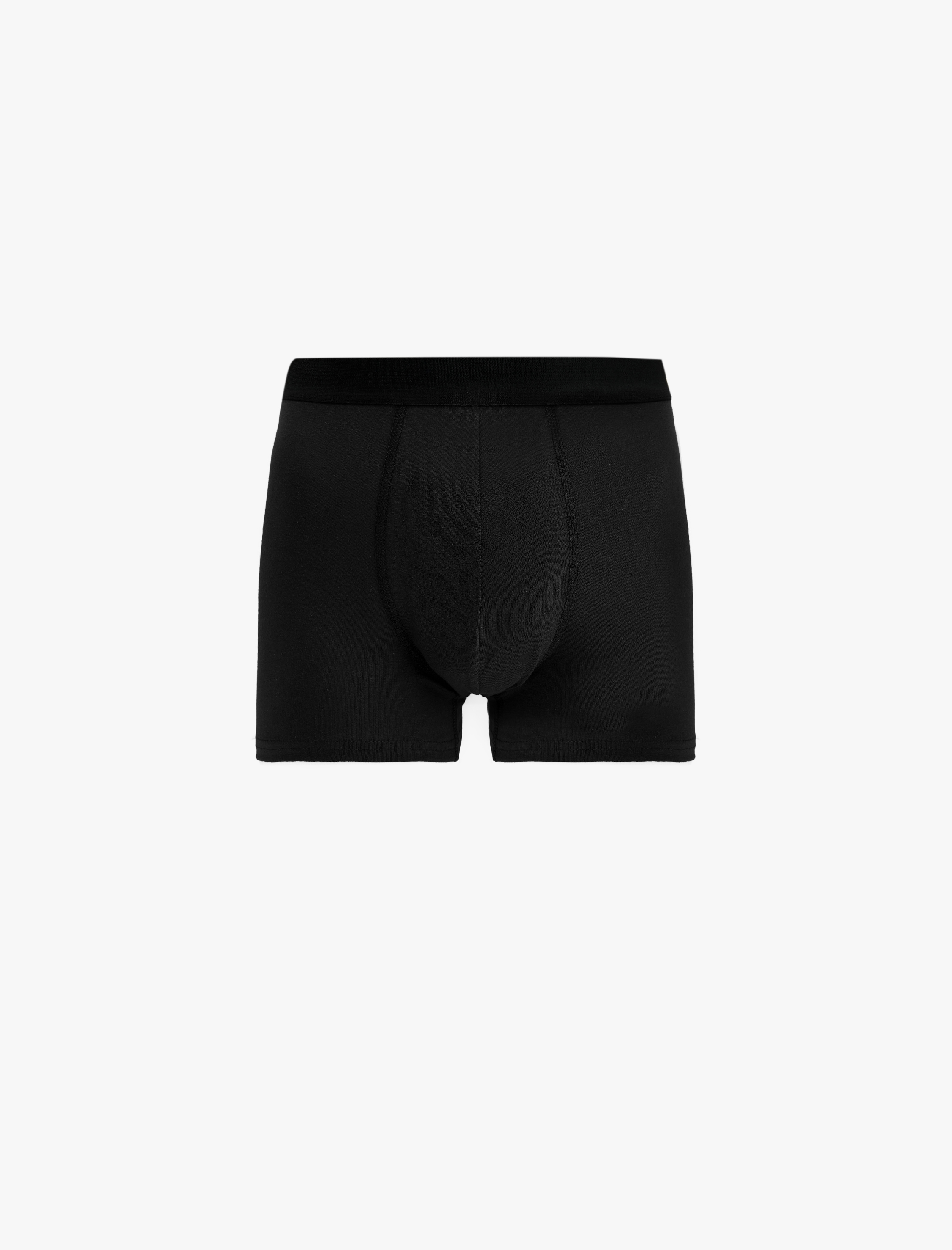   Pamuklu Basic 3'lü Boxer Seti