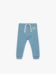 Ribanalı Bağcıklı Kaşkorse Eşofman Altı