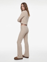 Rahat Kesim Beli Lastikli İspanyol Paça Pijama Altı