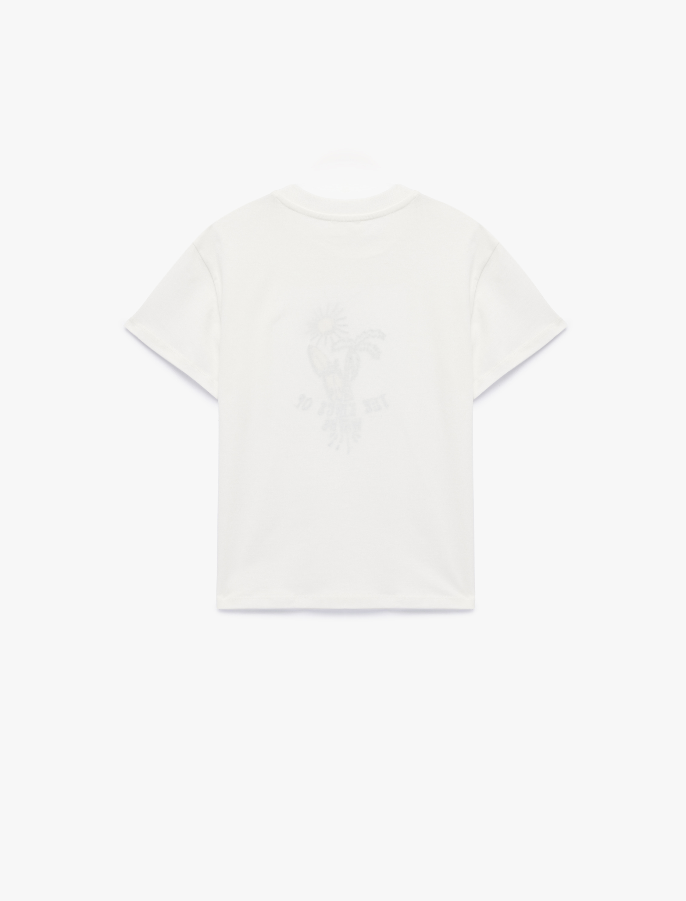  Erkek Çocuk Pamuklu Kısa Kollu Bisiklet Yaka Nakışlı Tişört