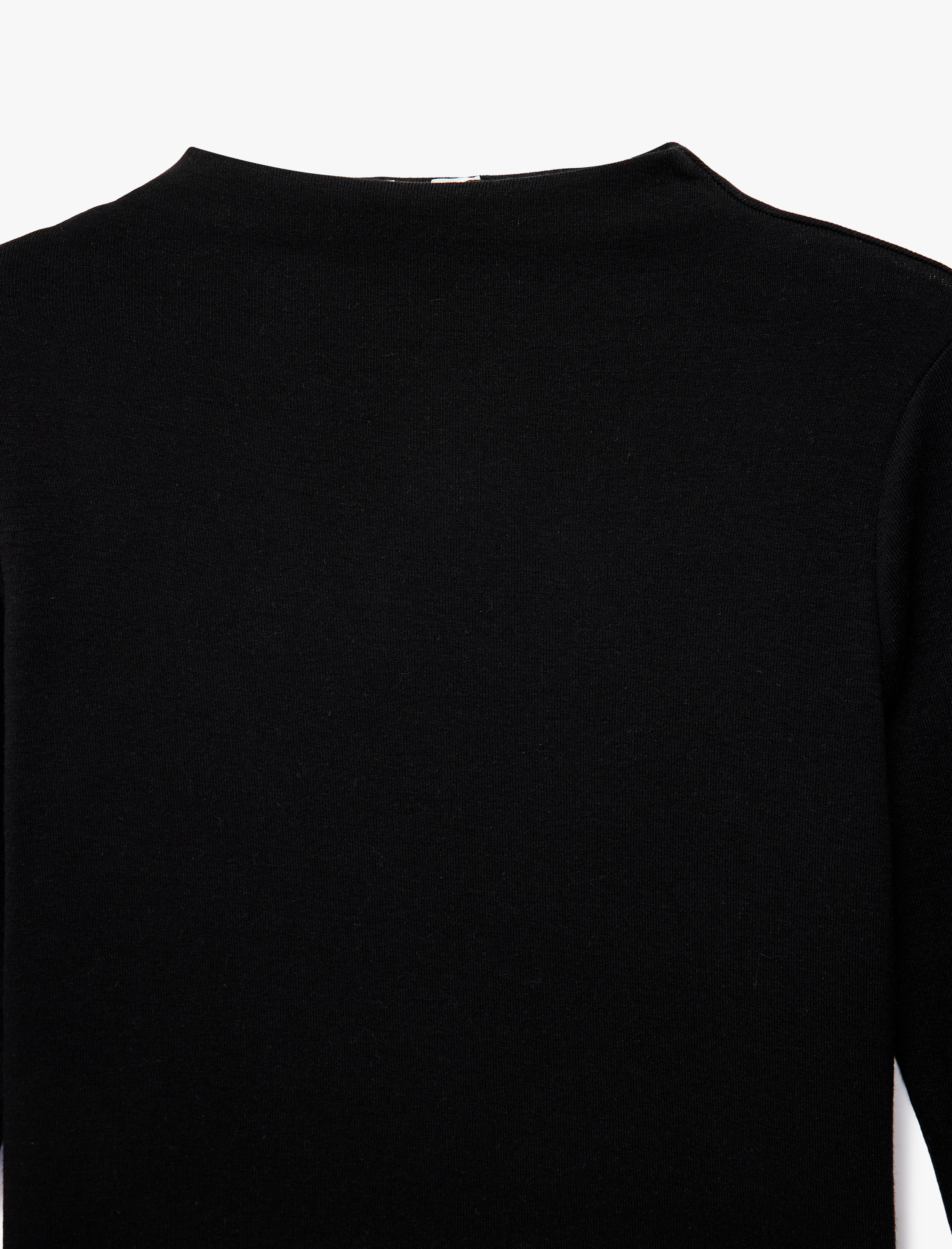  Kız Çocuk Modal Karışımlı Uzun Kollu Dik Yaka Basic Tişört