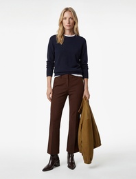 Regular Fit İspanyol Paça Kumaş Pantolon