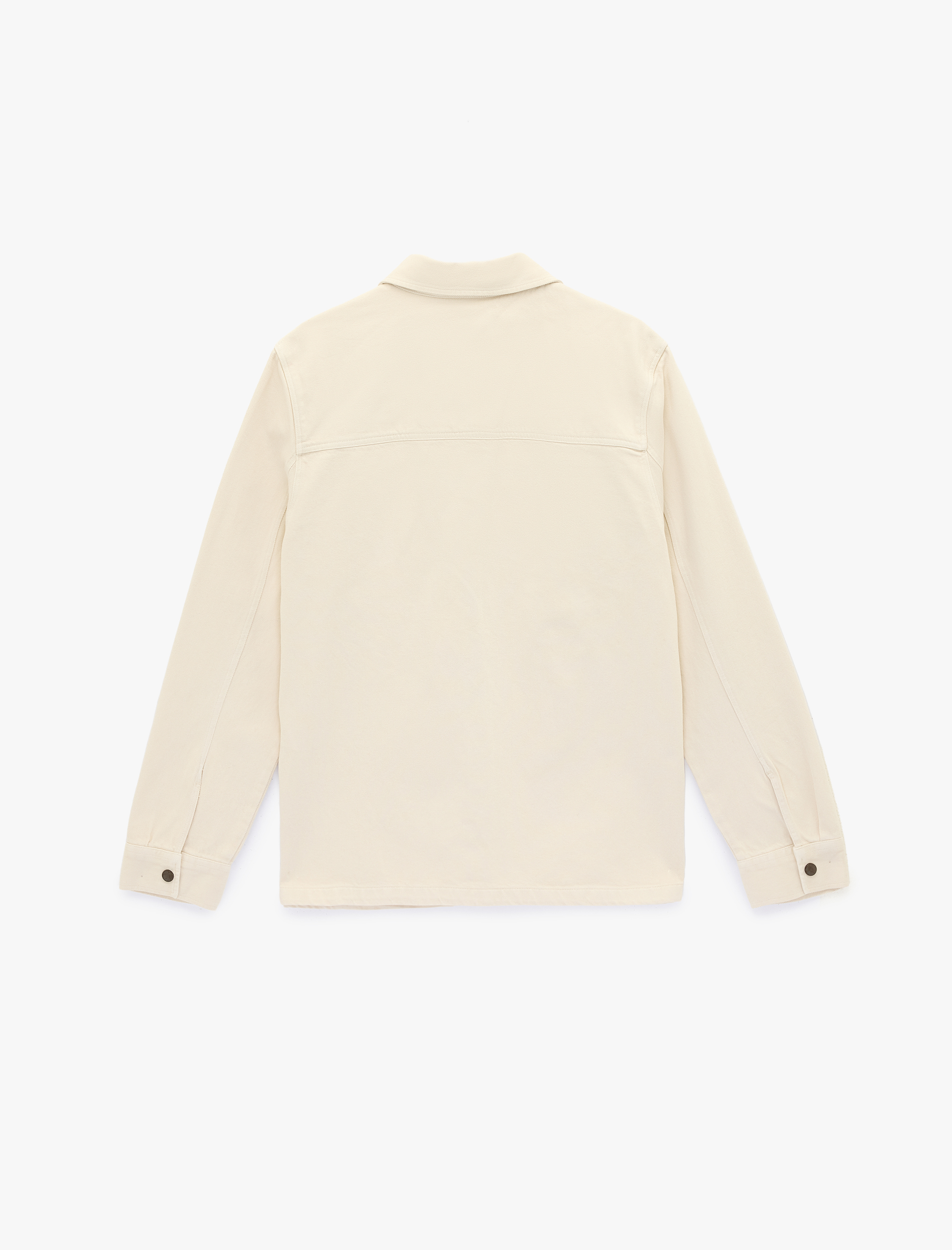   Regular Fit Uzun Kollu Cep Detaylı Fermuarlı Gömlek Ceket