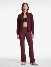 Slim Fit Uzun Kollu Dik Yaka Cepli Fermuarlı Spor Ceket