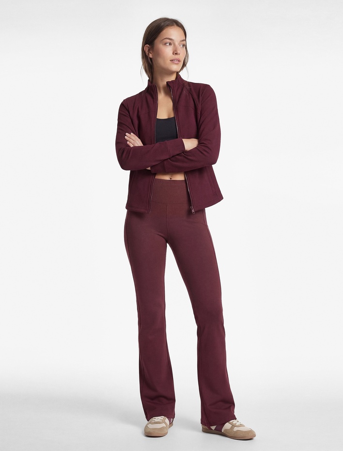  Slim Fit Uzun Kollu Dik Yaka Cepli Fermuarlı Spor Ceket