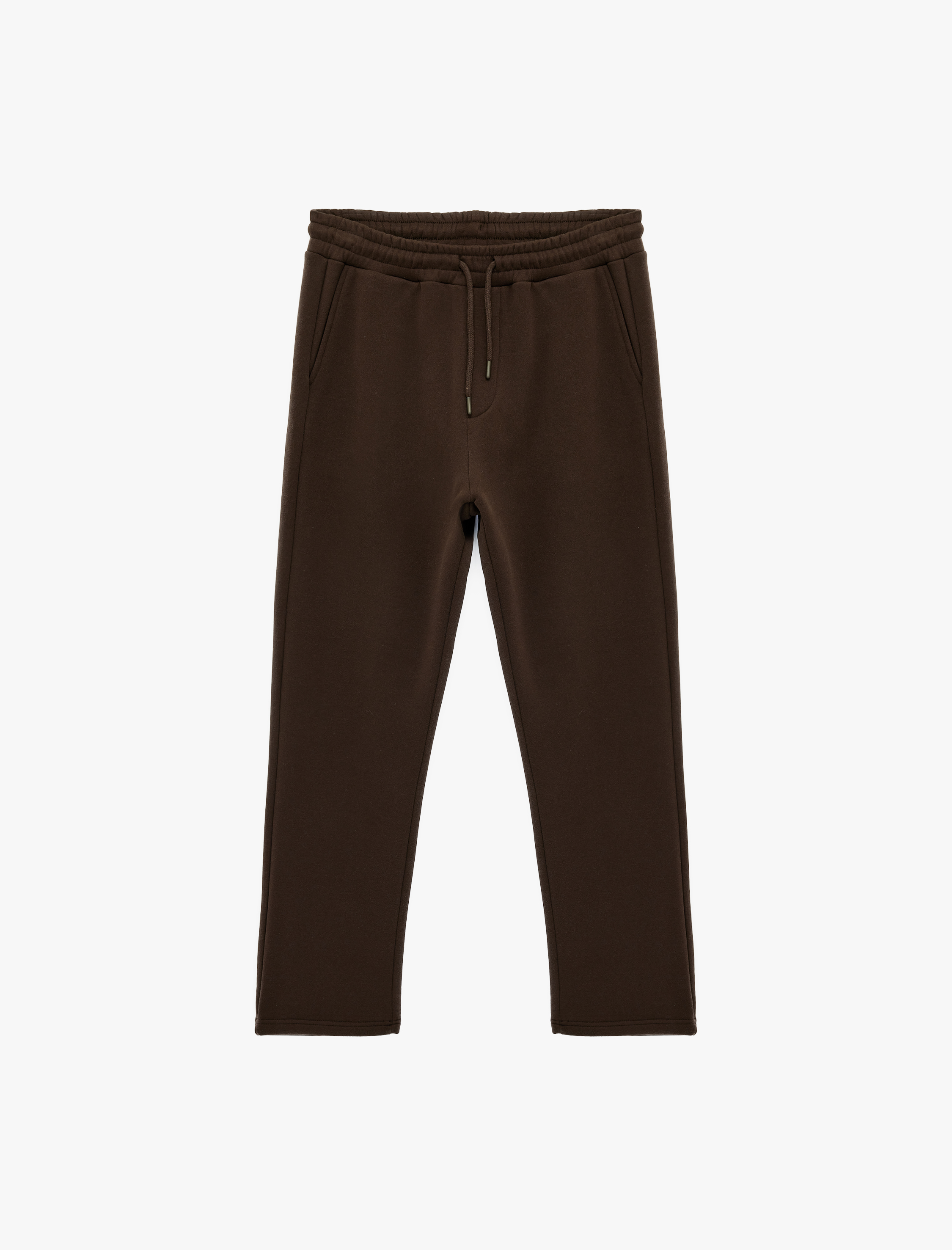   Regular Fit Cepli Beli Bağcıklı Eşofman Altı