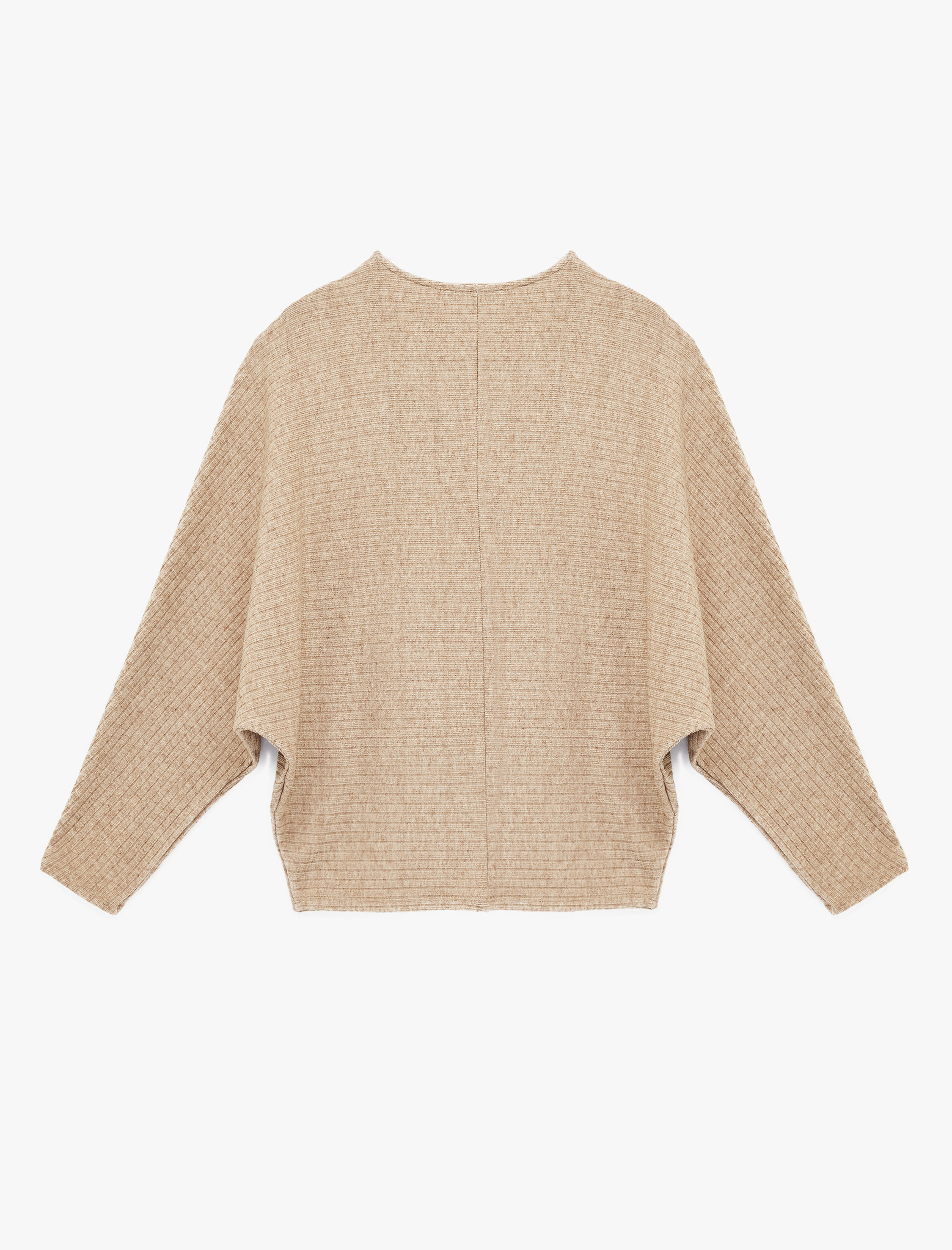   Regular Fit Uzun Yarasa Kollu Bisiklet Yaka Sweatshirt