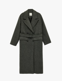 Kemerli Kaban Ekstra Uzun Cepli Uzun Kollu Kruvaze