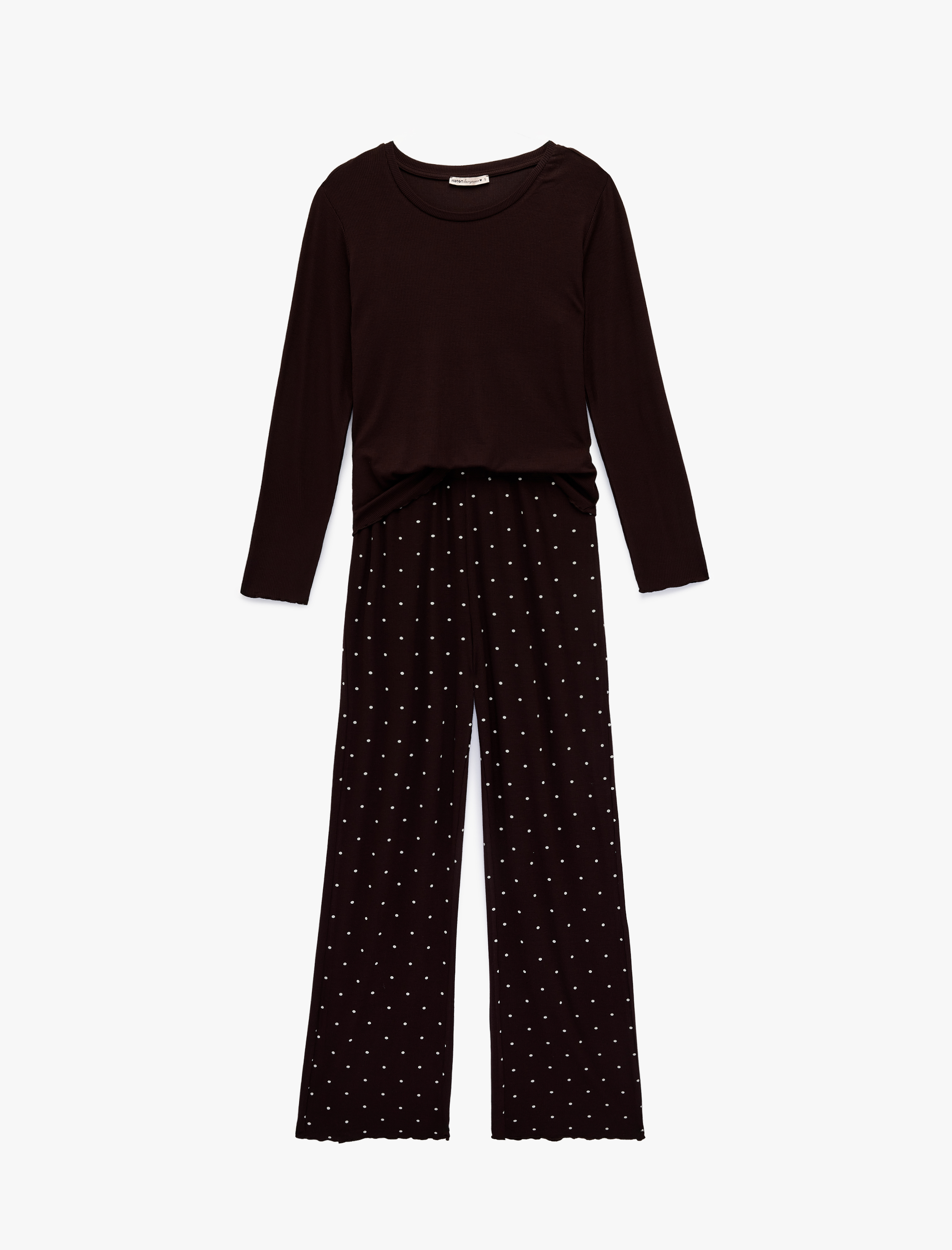   Baskı Detaylı Viskon 2'li Pijama Takımı