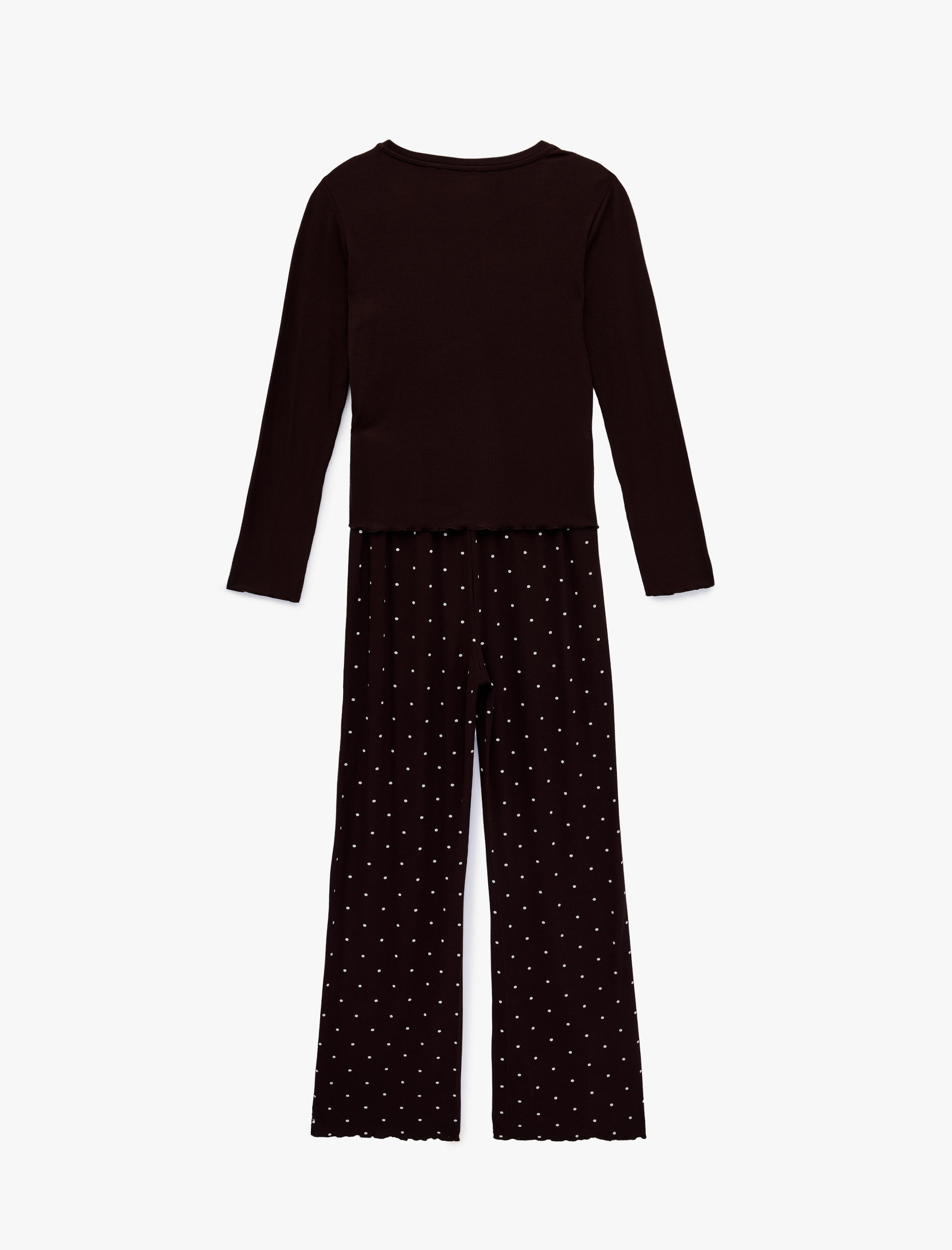   Baskı Detaylı Viskon 2'li Pijama Takımı