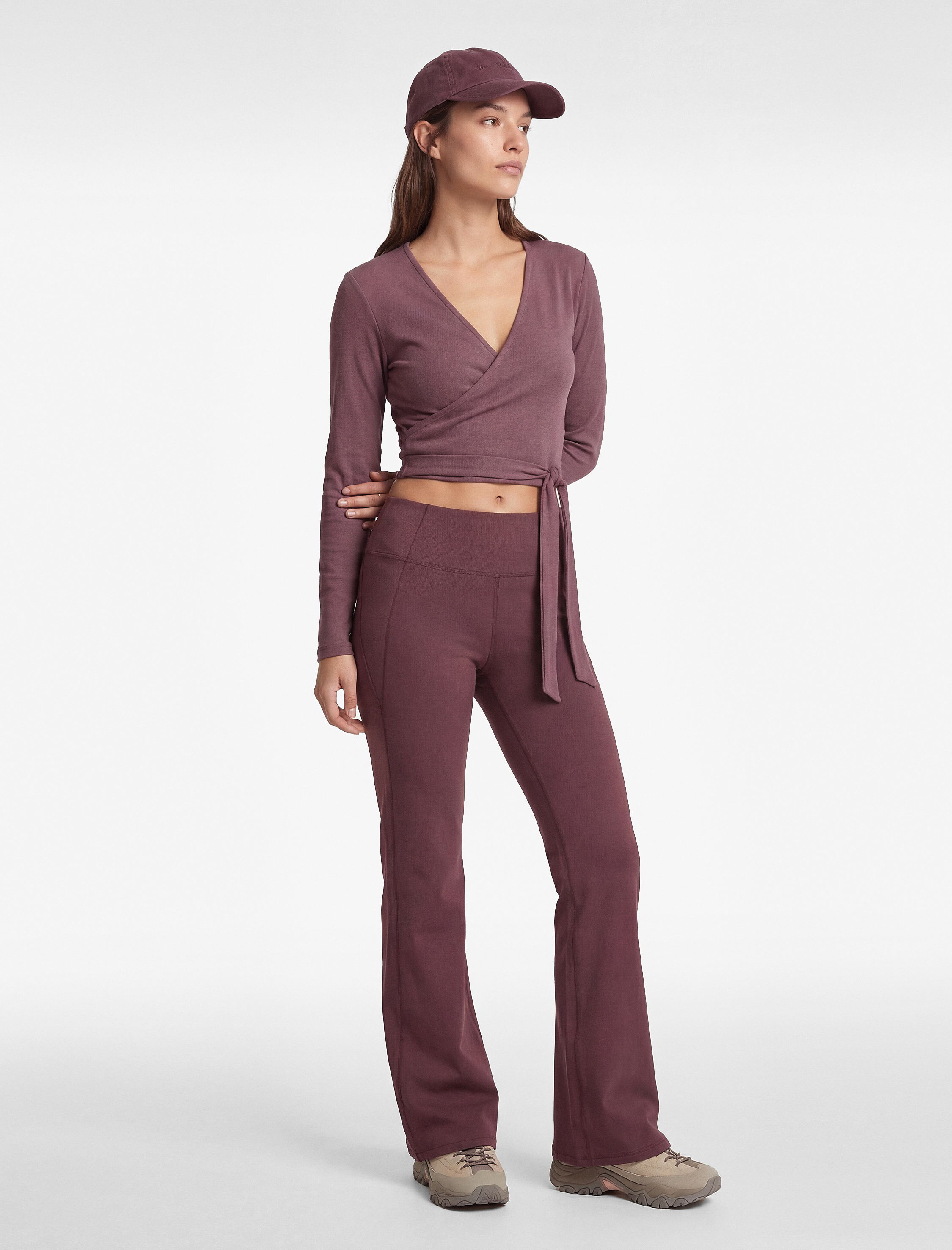   Yüksek Bel İspanyol Paça Slim Fit Tayt