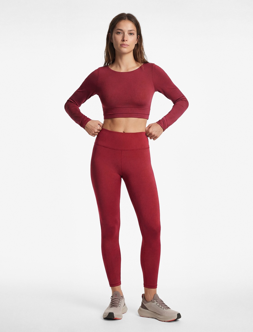 Koton Kadın Yüksek Bel Slim Fit Basic Spor Tayt