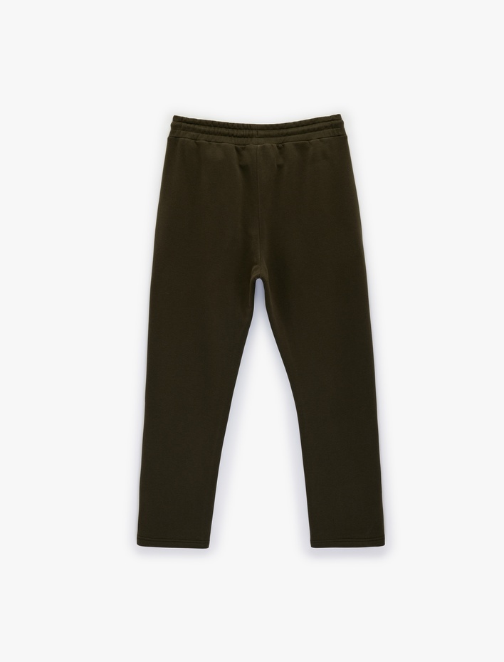  Regular Fit Cepli Beli Bağcıklı Eşofman Altı