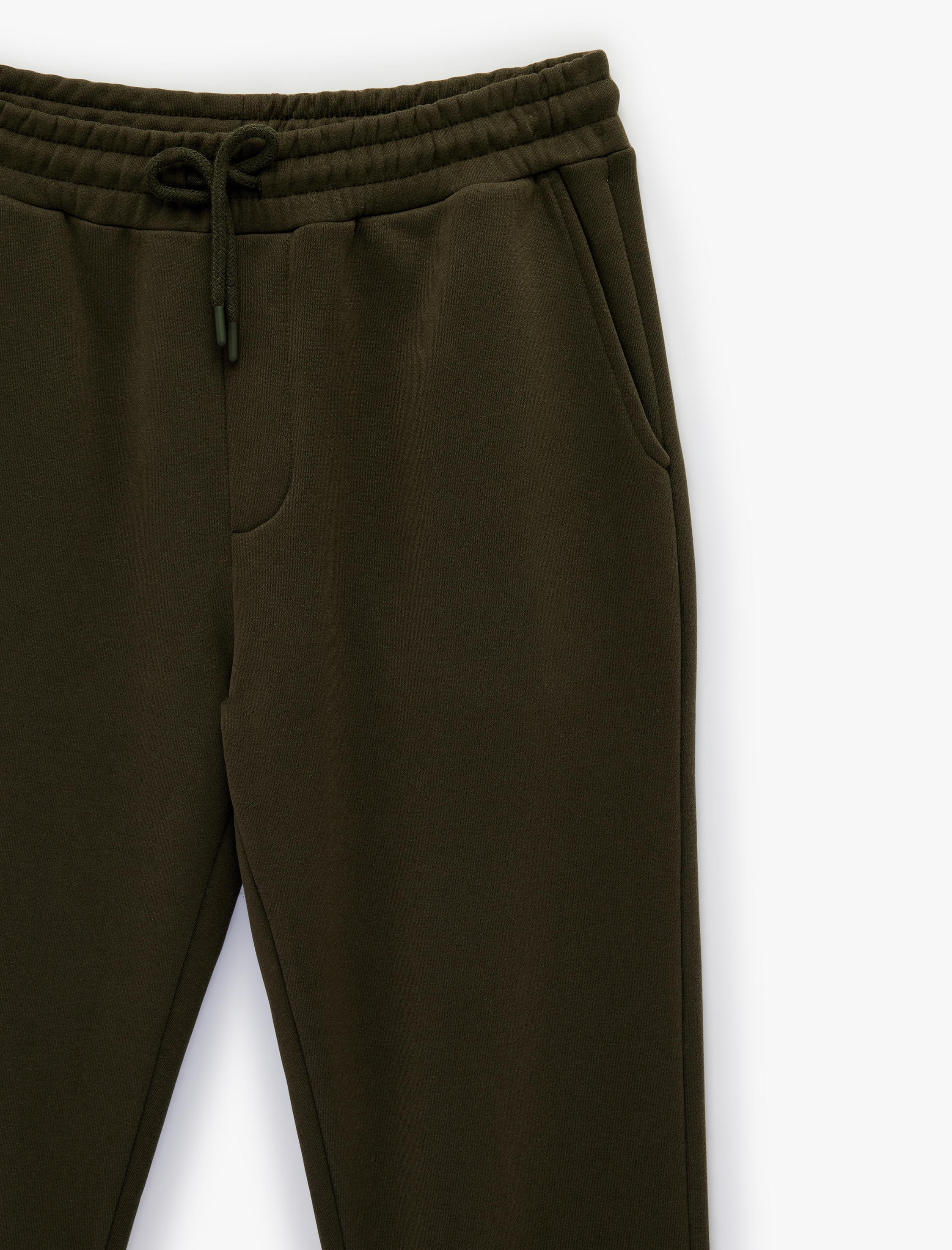   Regular Fit Cepli Beli Bağcıklı Eşofman Altı