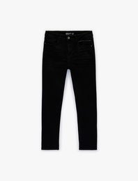 Normal Bel Cepli Slim Fit Jean Pantolon - Brad Jean