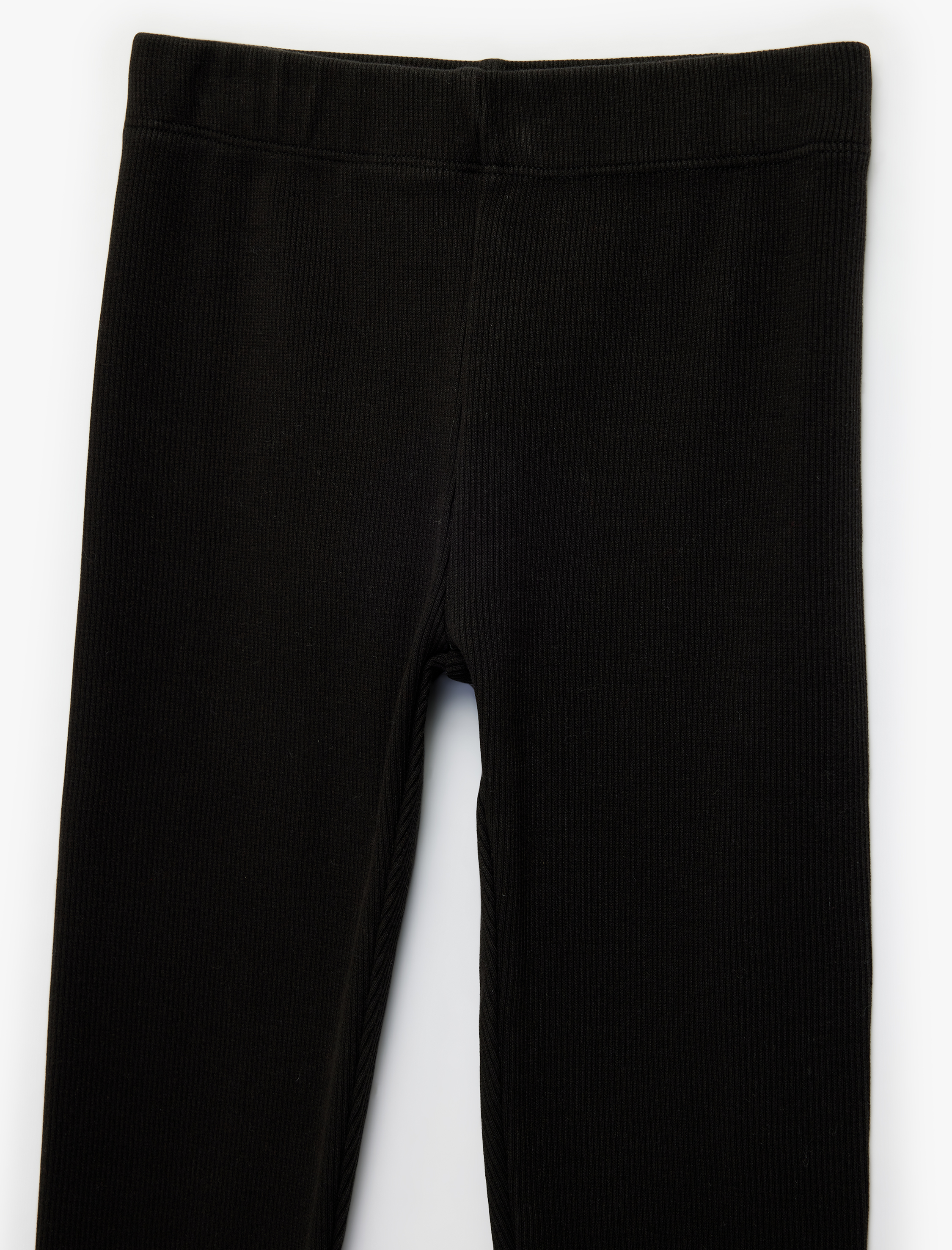  Kız Çocuk Pamuklu Dar Kalıp Fitilli Tayt