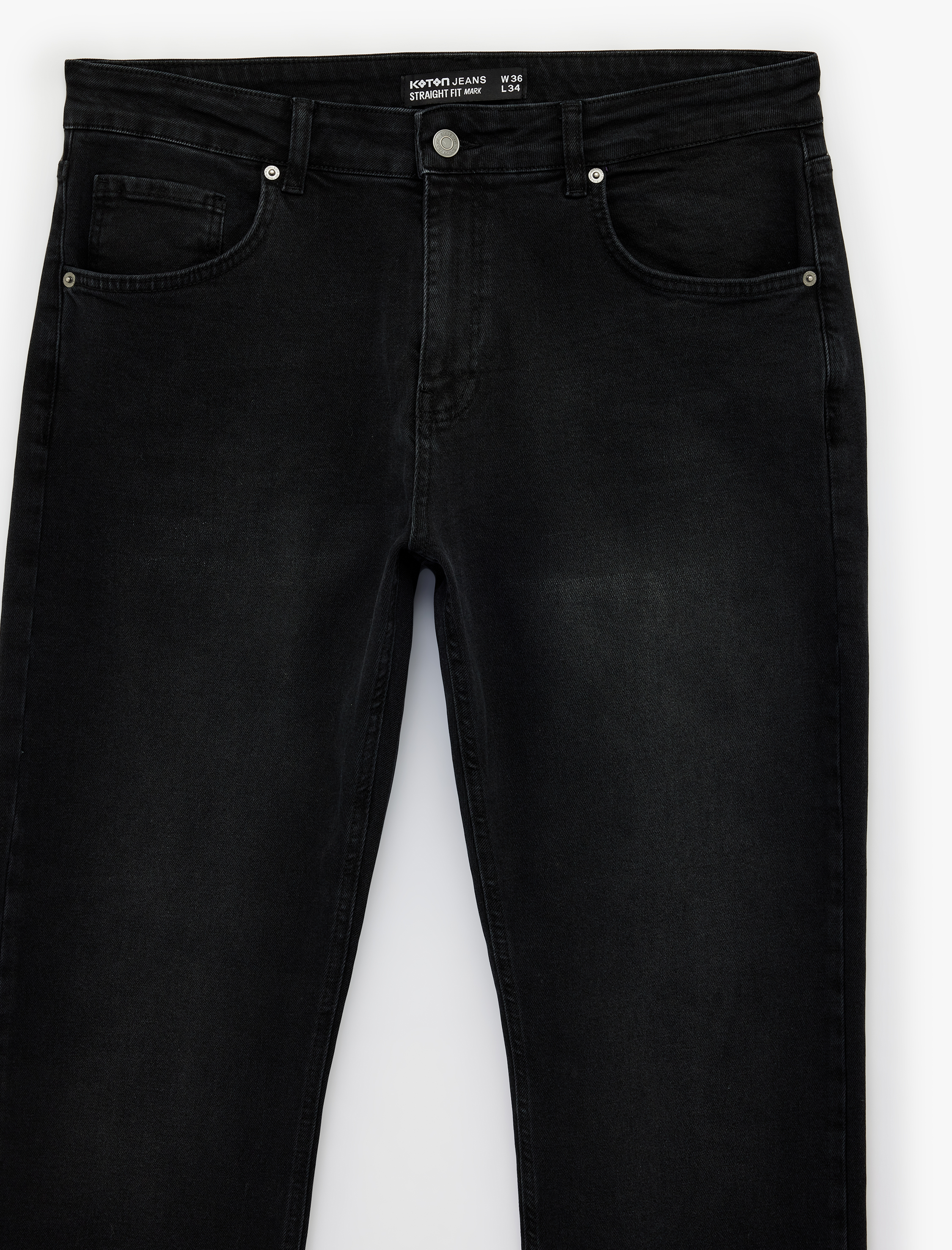   Cepli Düz Paça Straight Fit Jean Pantolon - Straight Fit Jeans