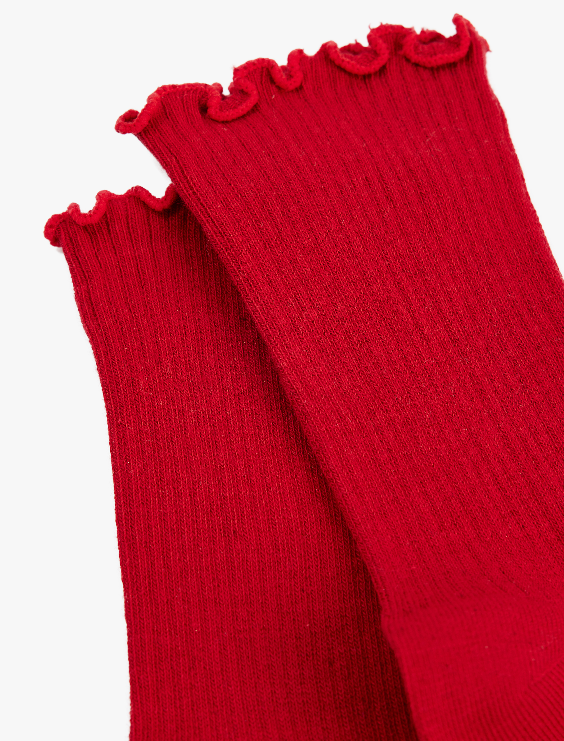  Kadın Soket Çorap Fırfır Detaylı