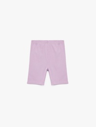 Pamuklu Beli Lastikli Basic Tayt