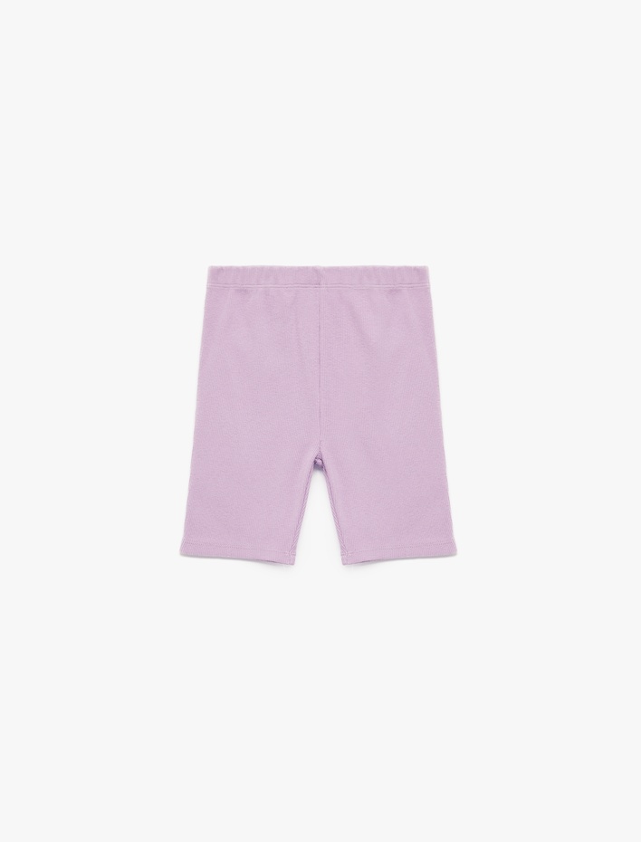 Kız Bebek Pamuklu Beli Lastikli Basic Tayt