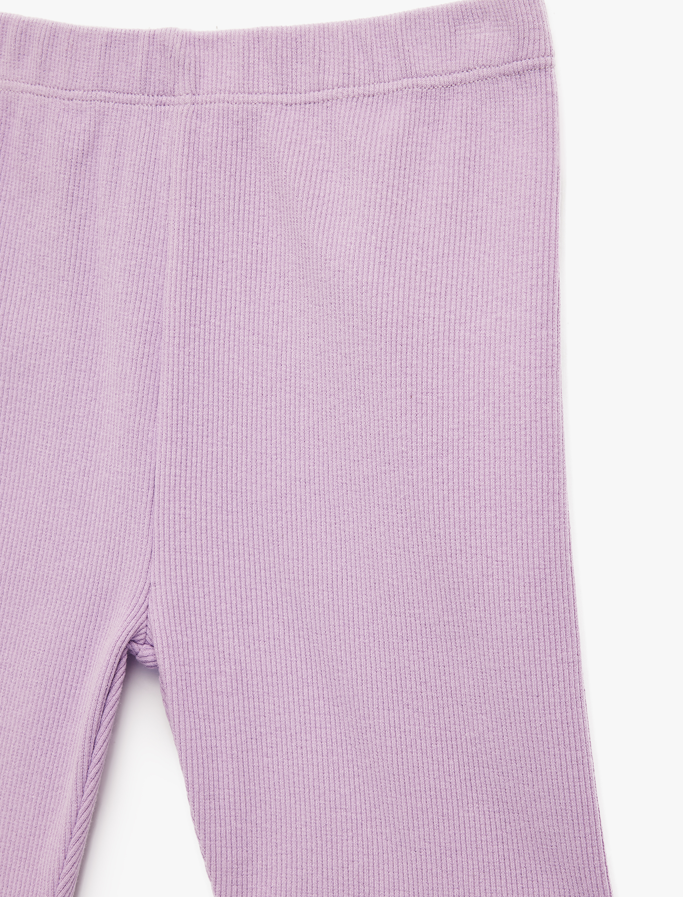  Kız Bebek Pamuklu Beli Lastikli Basic Tayt