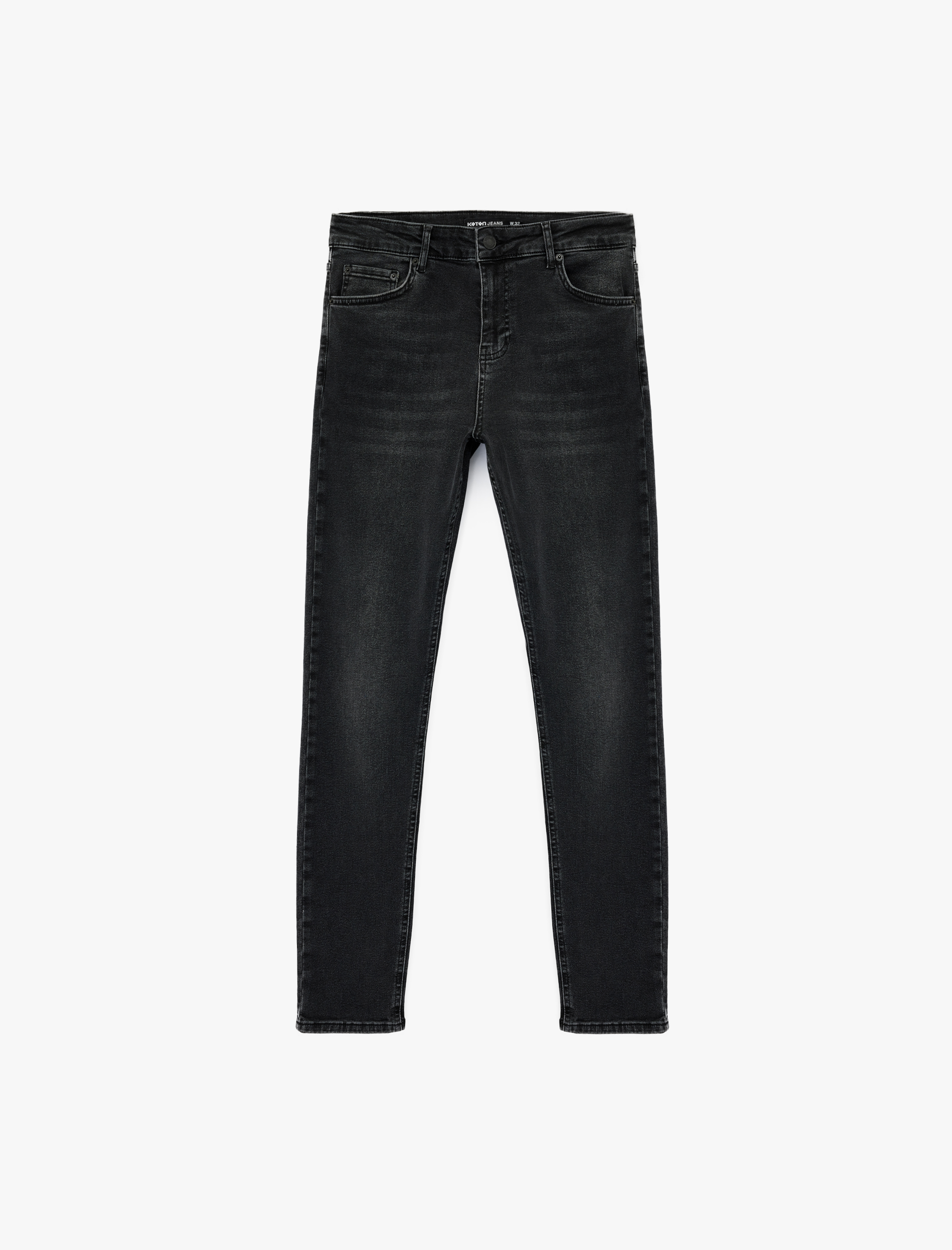   Normal Bel Pamuklu Super Skinny Fit Jean Pantolon - Justin Jean