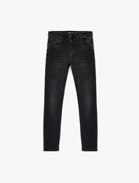 Normal Bel Pamuklu Super Skinny Fit Jean Pantolon - Justin Jean
