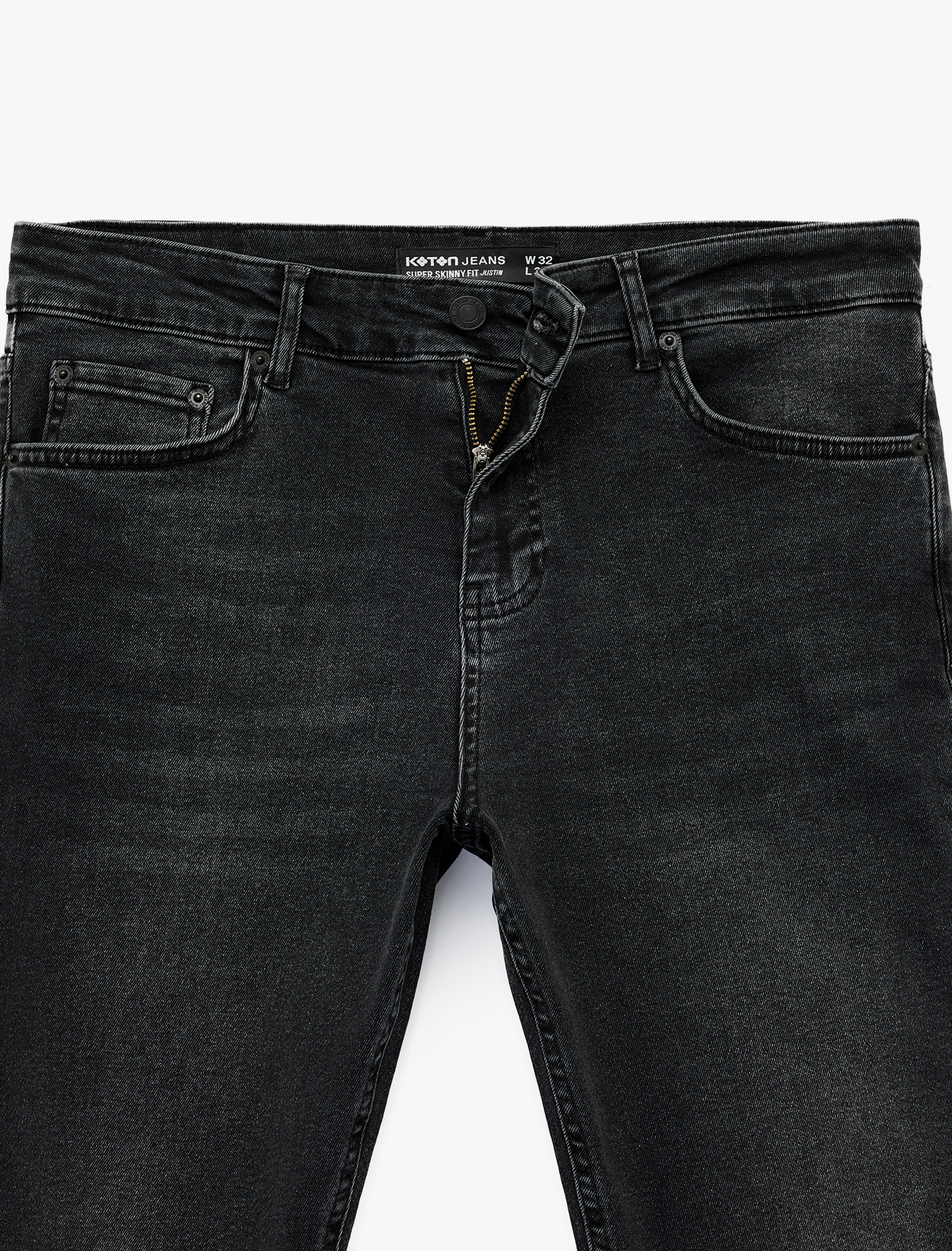   Normal Bel Pamuklu Super Skinny Fit Jean Pantolon - Justin Jean