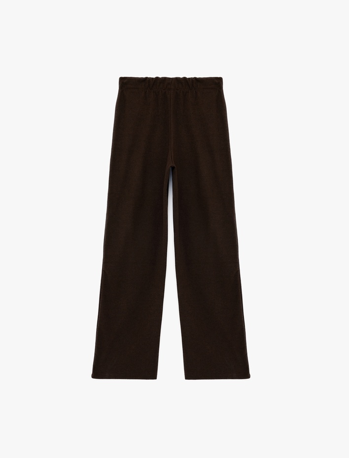  Koton X Şahika Ercümen - Slim Fit Uzun Geniş Paça Pantolon