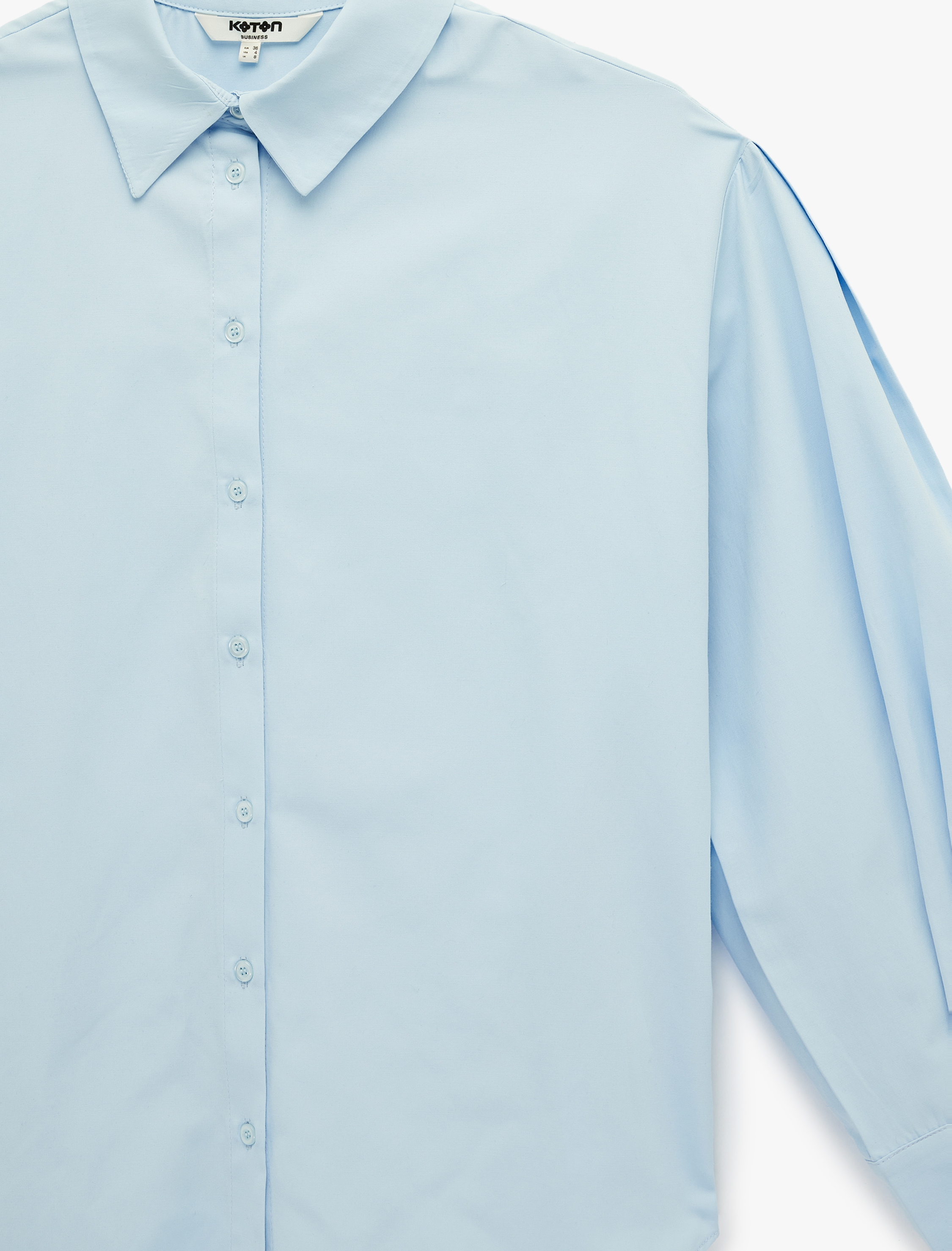   Klasik Yaka Uzun Kollu Düğmeli Gömlek