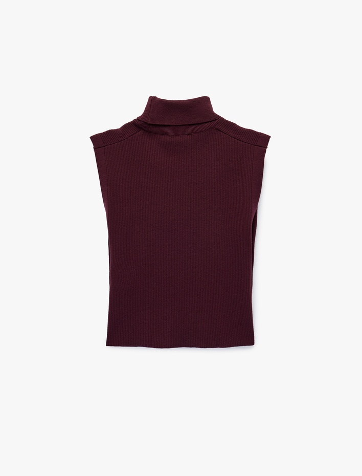  Yanları Düğme Kapama Detaylı Balıkçı Yaka Süveter