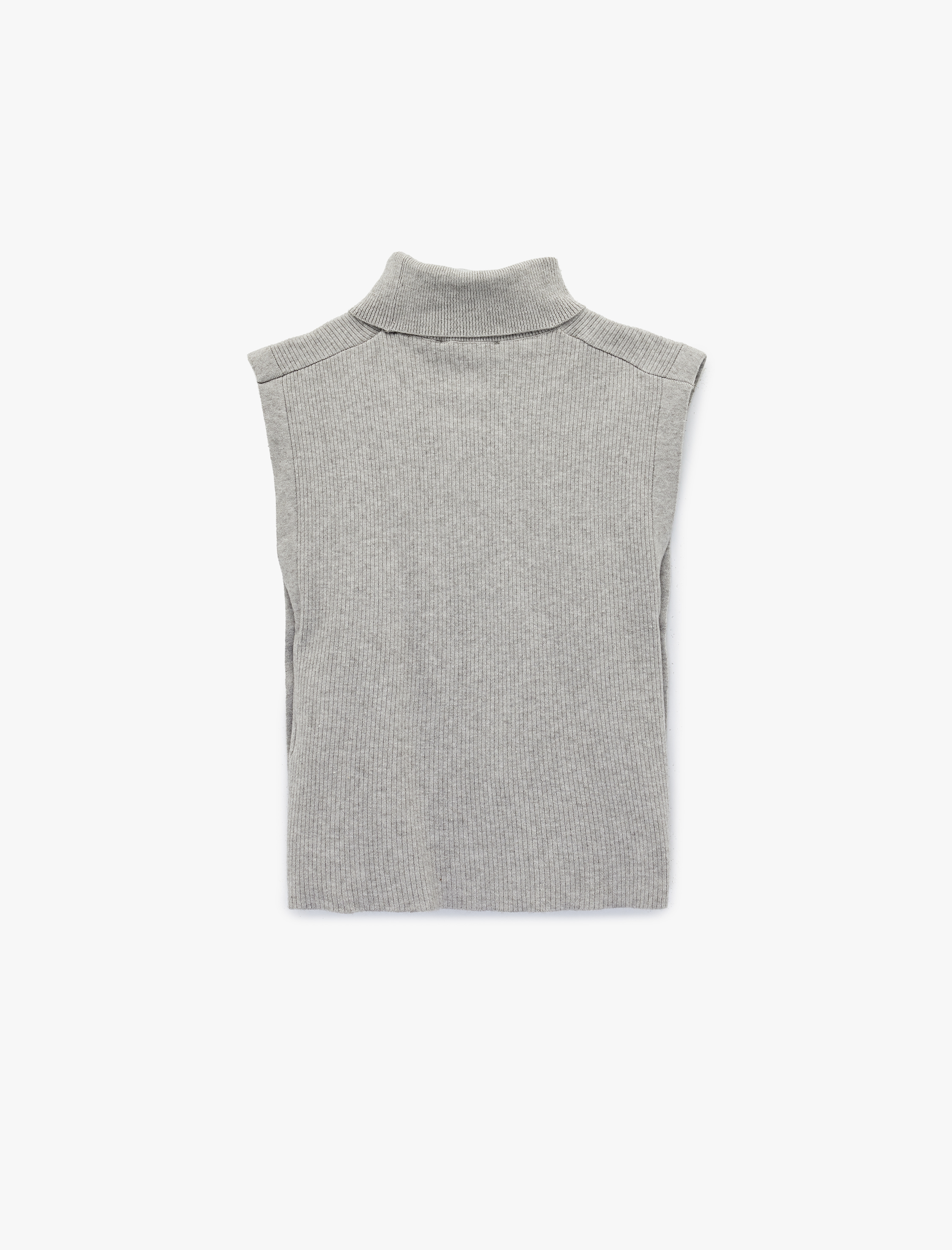   Yanları Düğme Kapama Detaylı Balıkçı Yaka Süveter