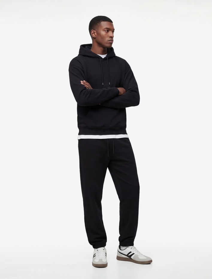  Regular Fit Cepli Beli Bağcıklı Eşofman Altı