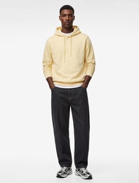 Şardonlu Uzun Kollu Basic Kapşonlu Sweatshirt