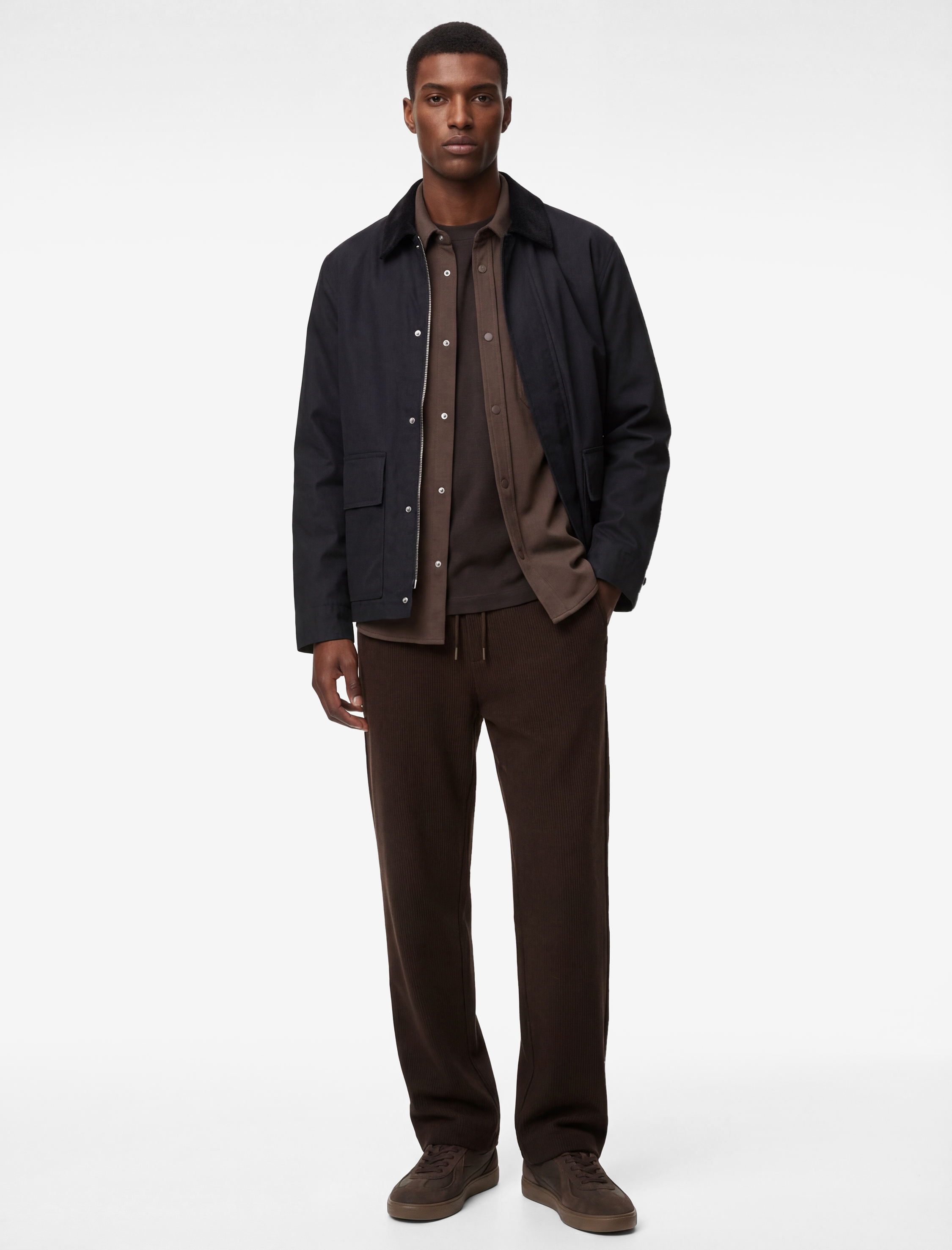   Duble Paça Cepli Beli Bağcıklı Eşofman Altı