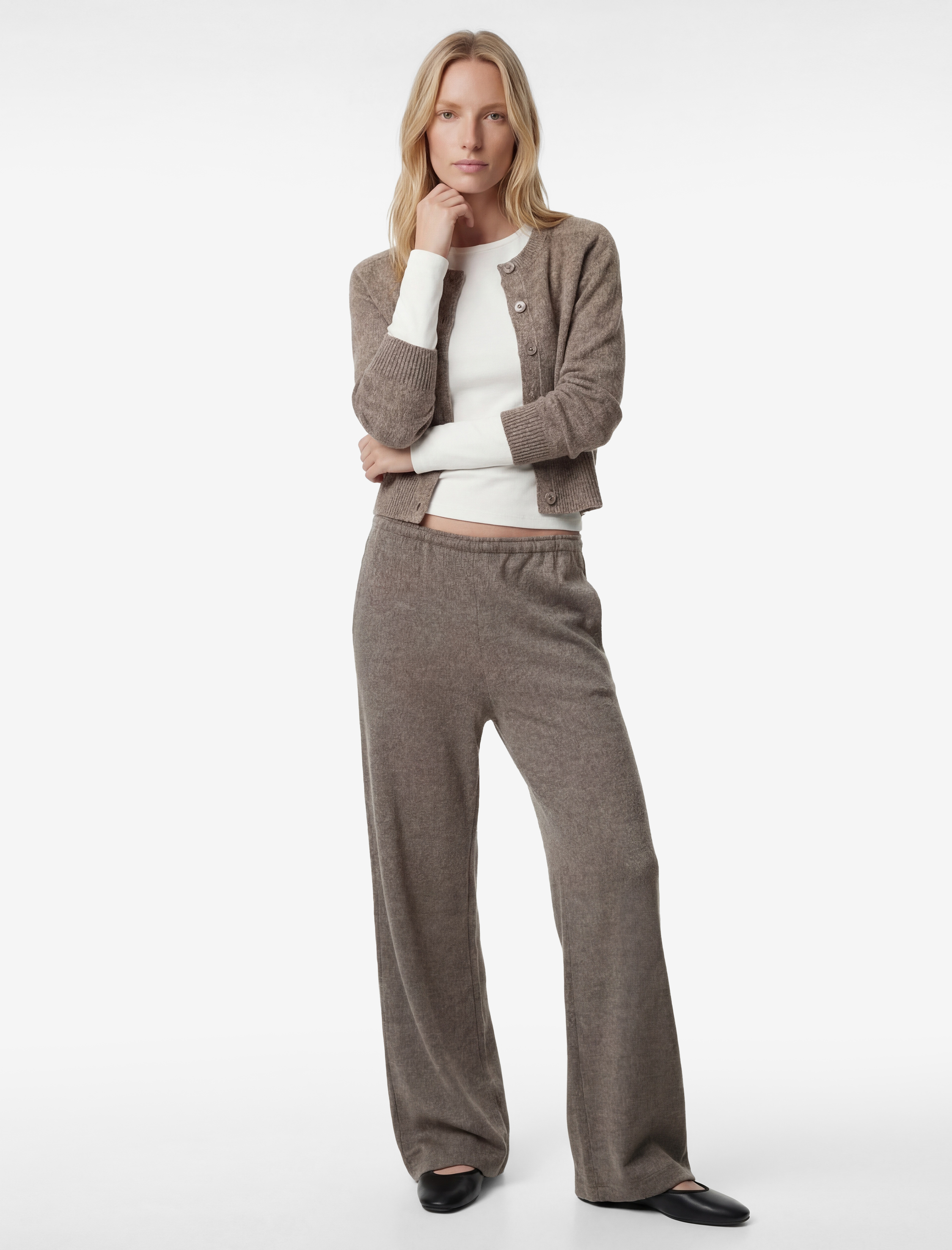   Koton X Şahika Ercümen - Loose Fit Cepli Geniş Paça Palazzo Pantolon