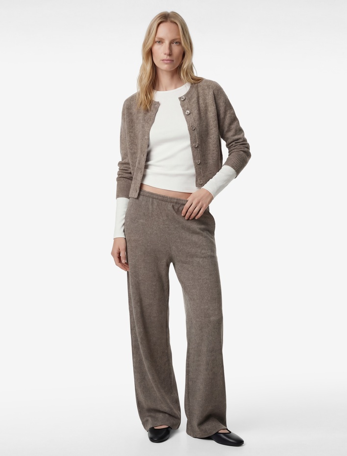  Koton X Şahika Ercümen - Loose Fit Cepli Geniş Paça Palazzo Pantolon