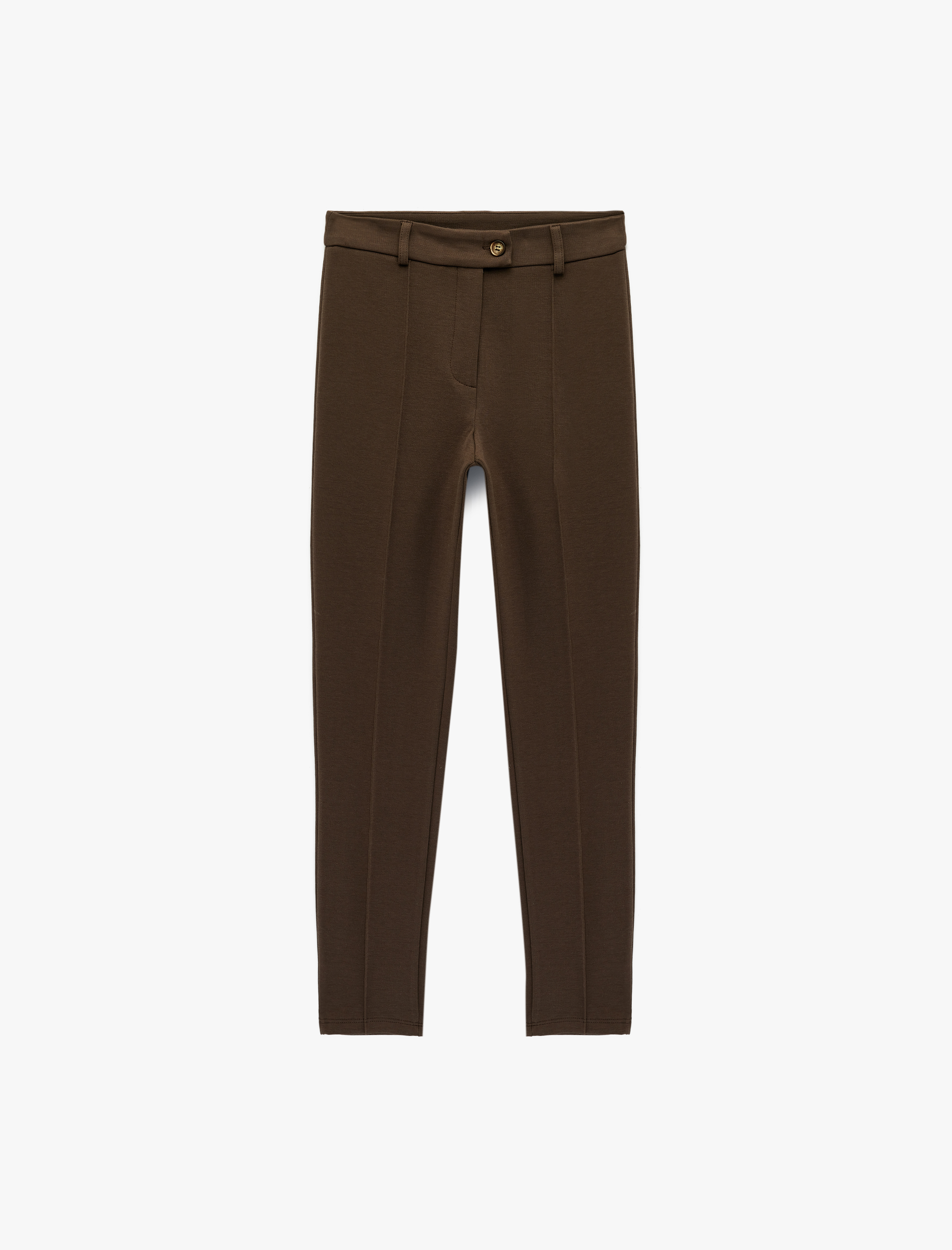   Slim Fit Pamuklu İspanyol Paça Tayt