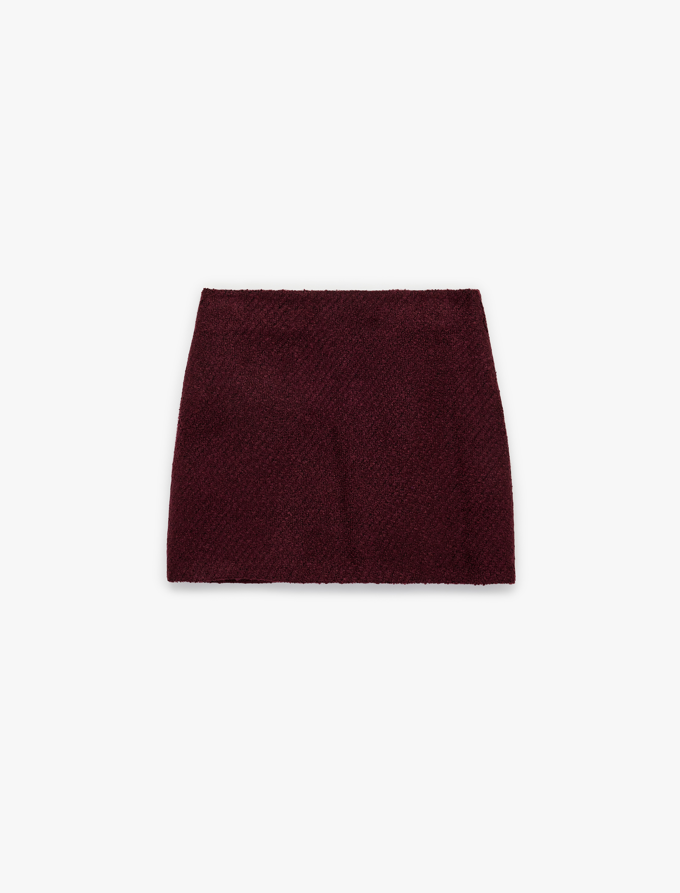   Slim Fit A Kesim Mini Tüvit Etek