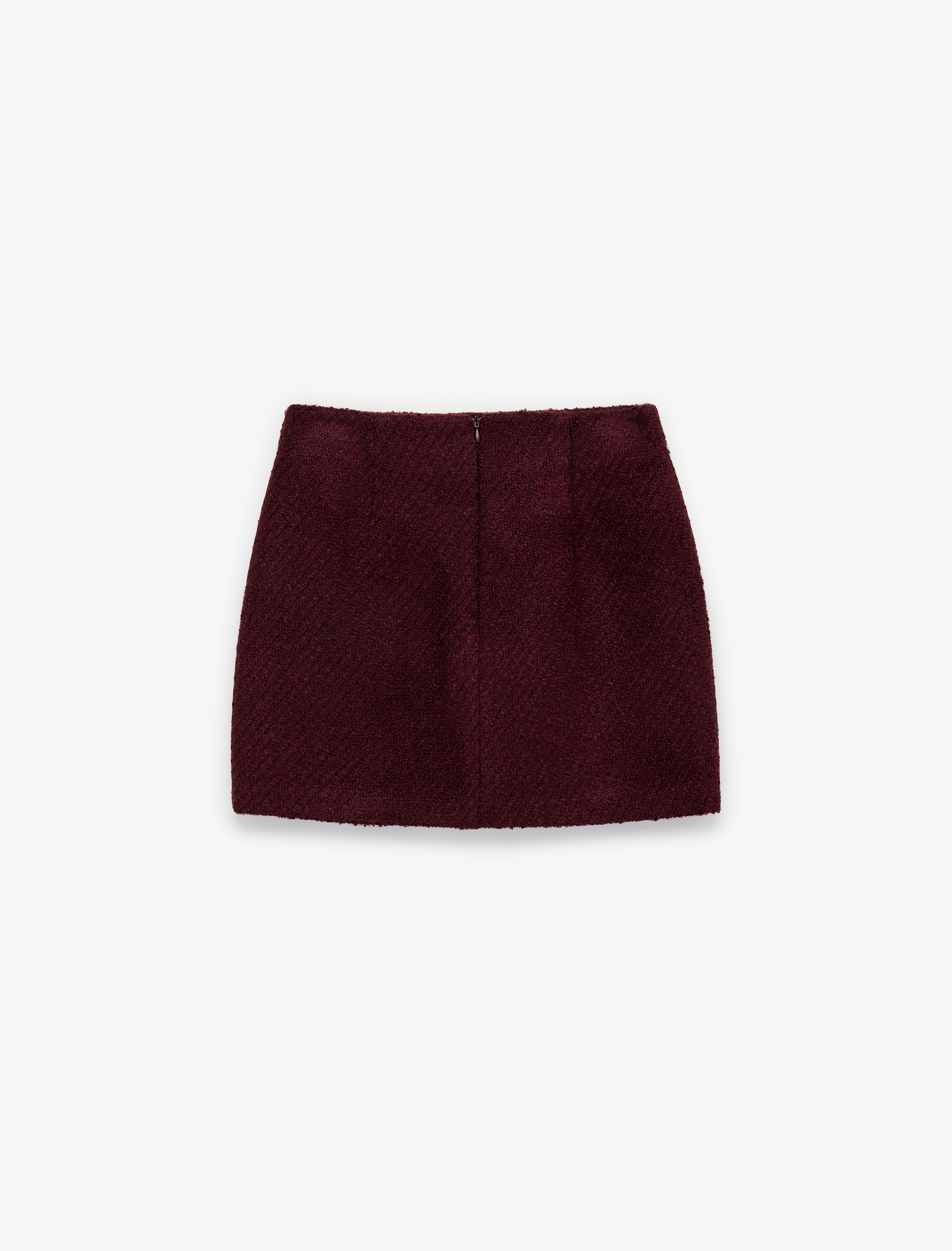   Slim Fit A Kesim Mini Tüvit Etek